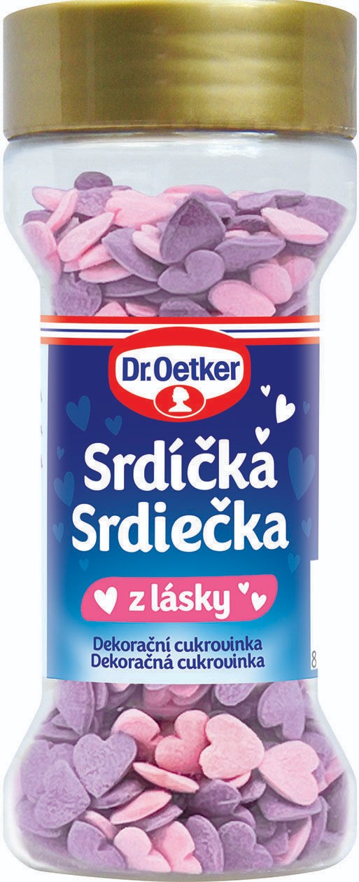Trvanlivé potraviny - Dr. Oetker Srdíčka 40g