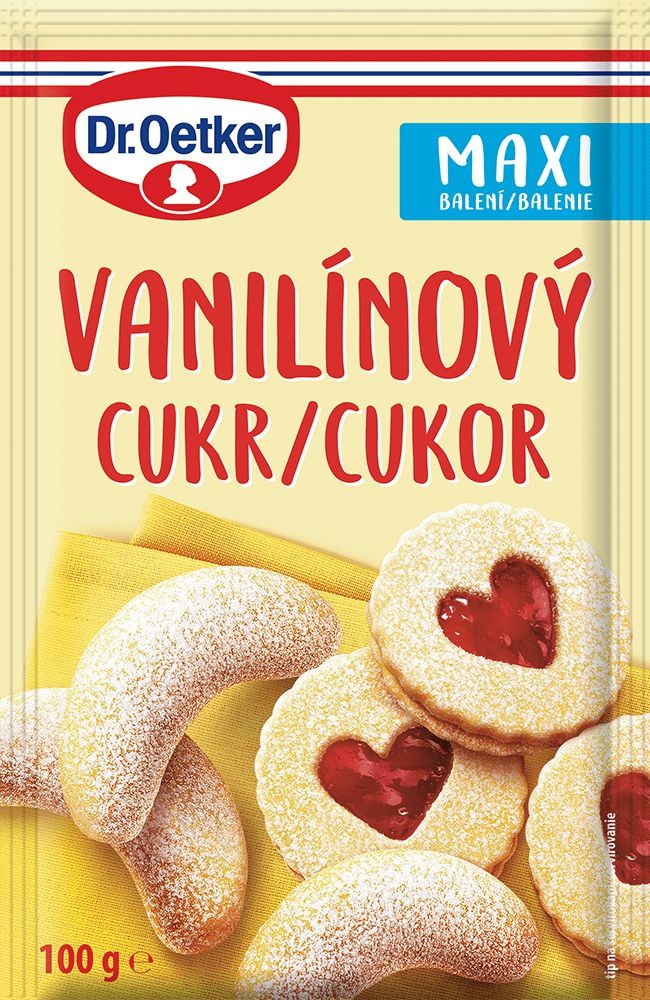 Trvanlivé potraviny - Dr. Oetker Vanilínový cukr maxi 100g