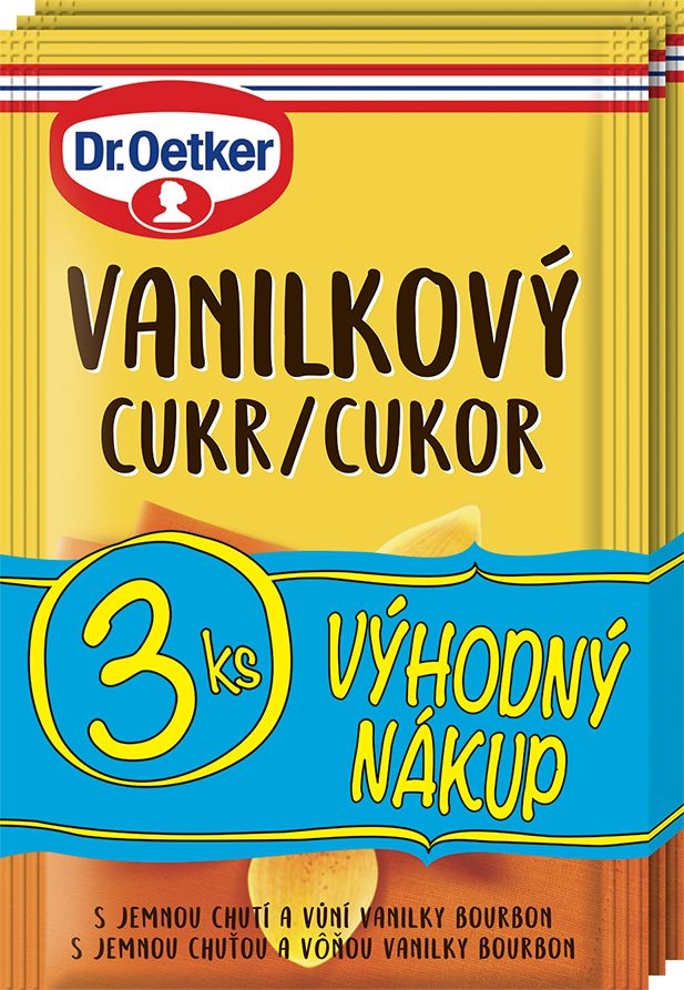 Dr. Oetker Vanilkový cukr 3ks 24g-0