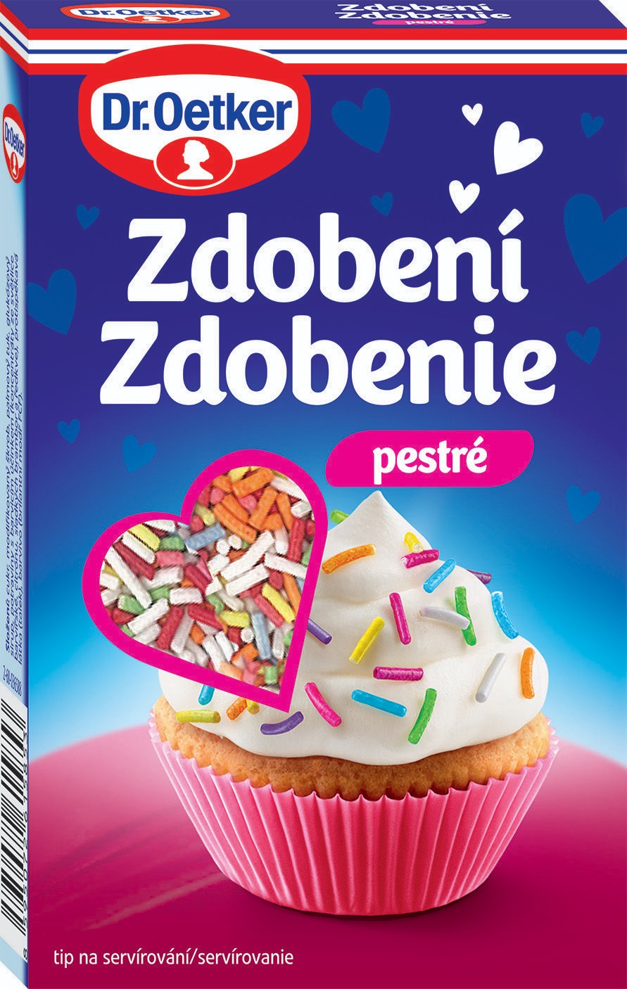 Trvanlivé potraviny - Dr. Oetker Zdobení pestré 80 g