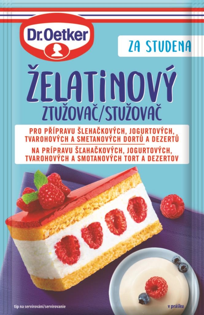 Trvanlivé potraviny - Dr. Oetker Želatinový ztužovač 50 g