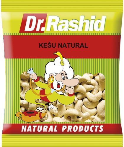 Trvanlivé potraviny - Dr.Rashid Kešu natural 100g