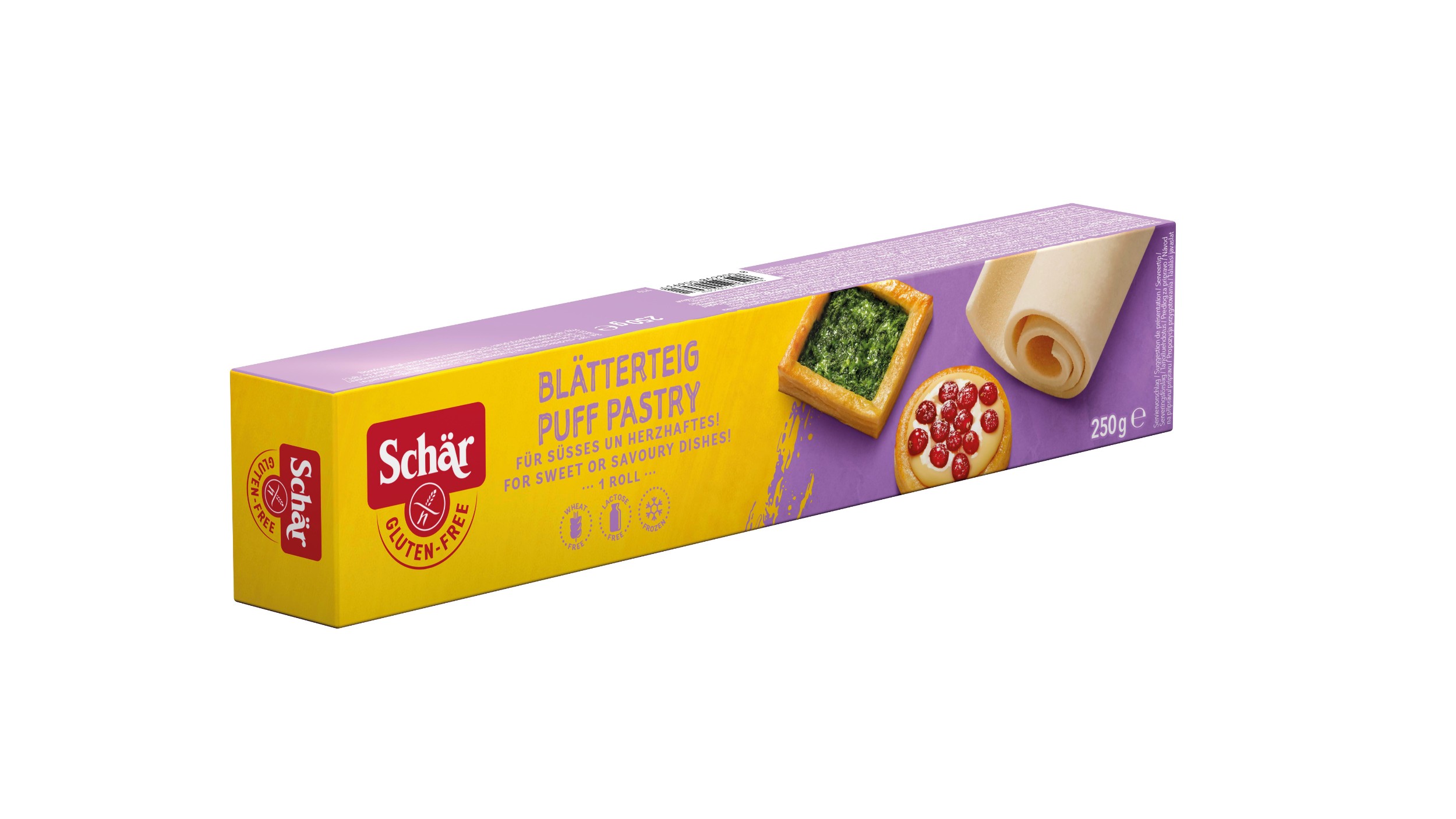 Hotová jídla - Dr. Schar Listové těsto mražené 250g