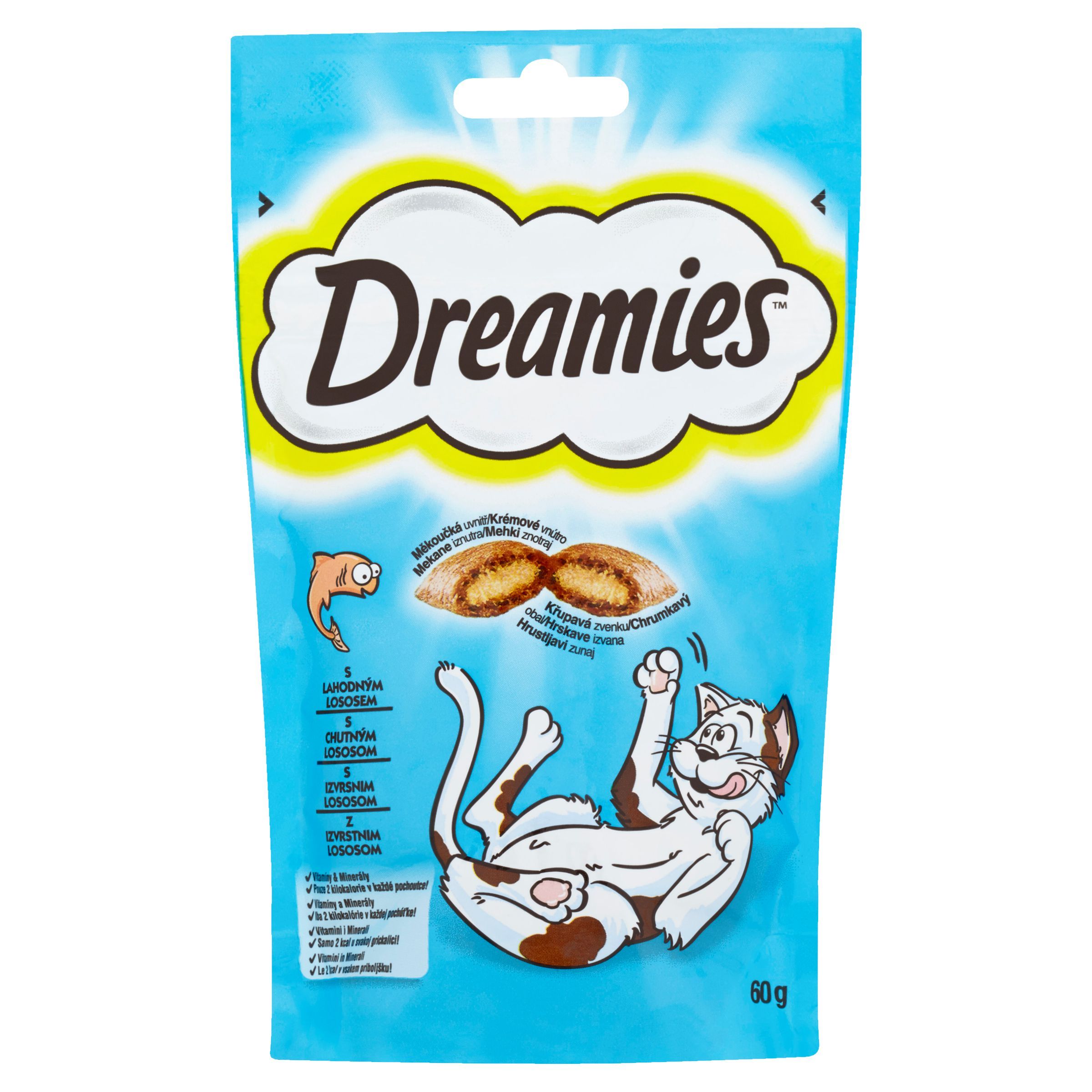 Svět zvířat - Dreamies S lahodným lososem 60 g