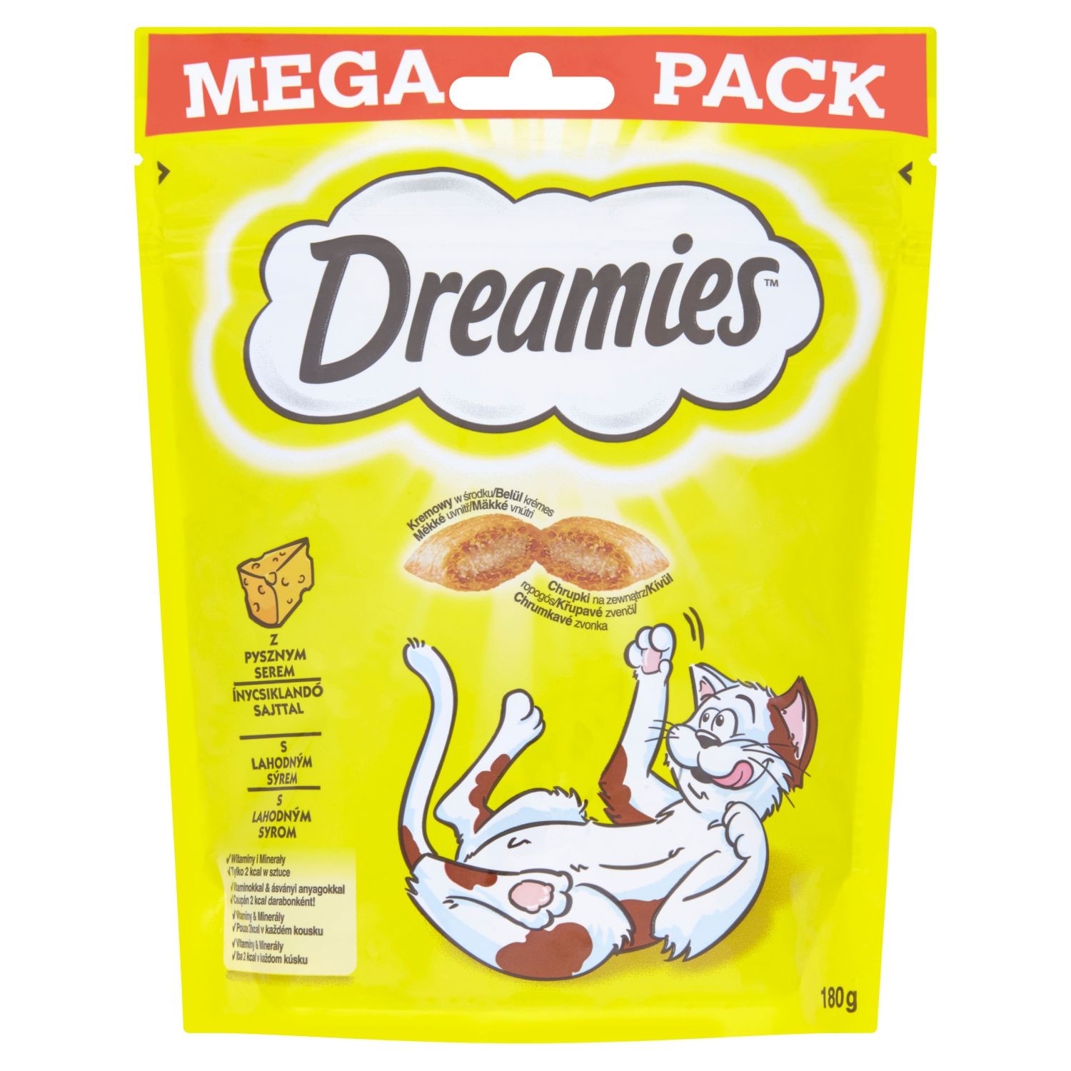 Svět zvířat - Dreamies S lahodným sýrem 180 g
