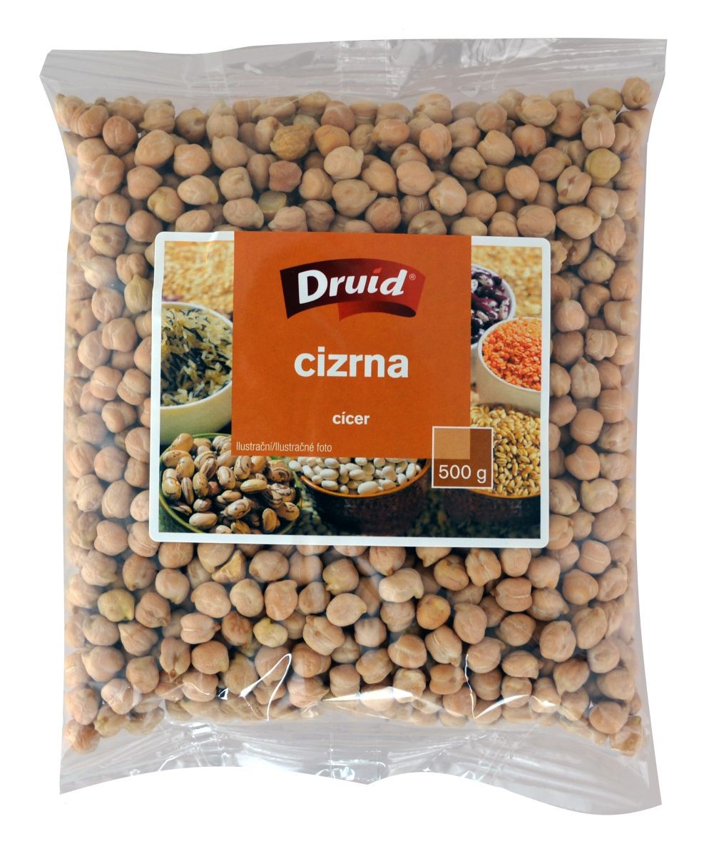 Trvanlivé potraviny - Druid Cizrna 500 g