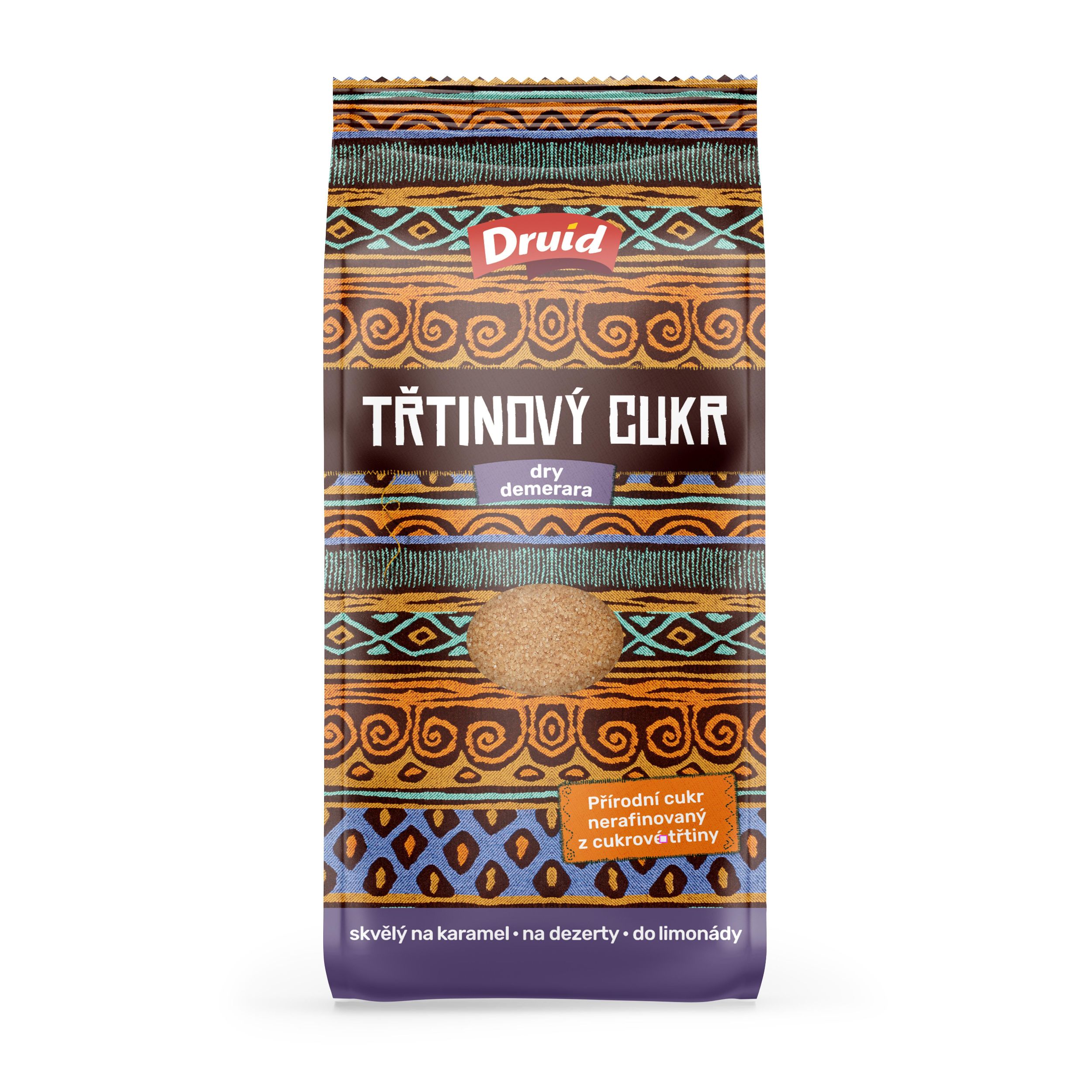 Trvanlivé potraviny - Druid Mauritius třtinový přírodní cukr 1 kg