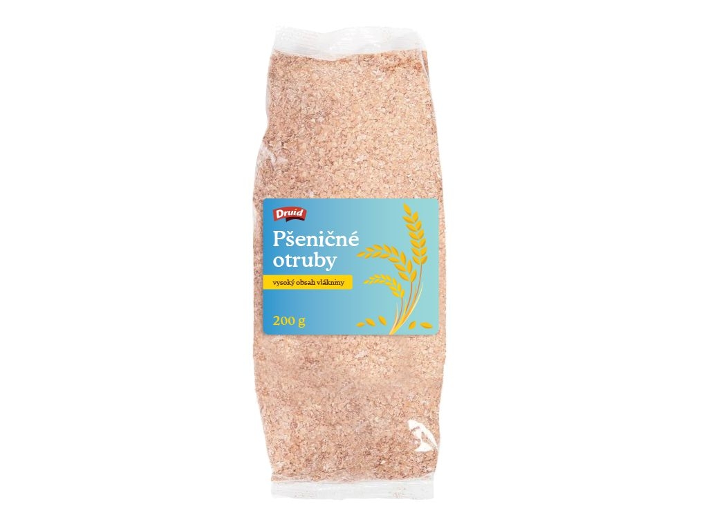 Trvanlivé potraviny - Druid Pšeničné otruby 200 g