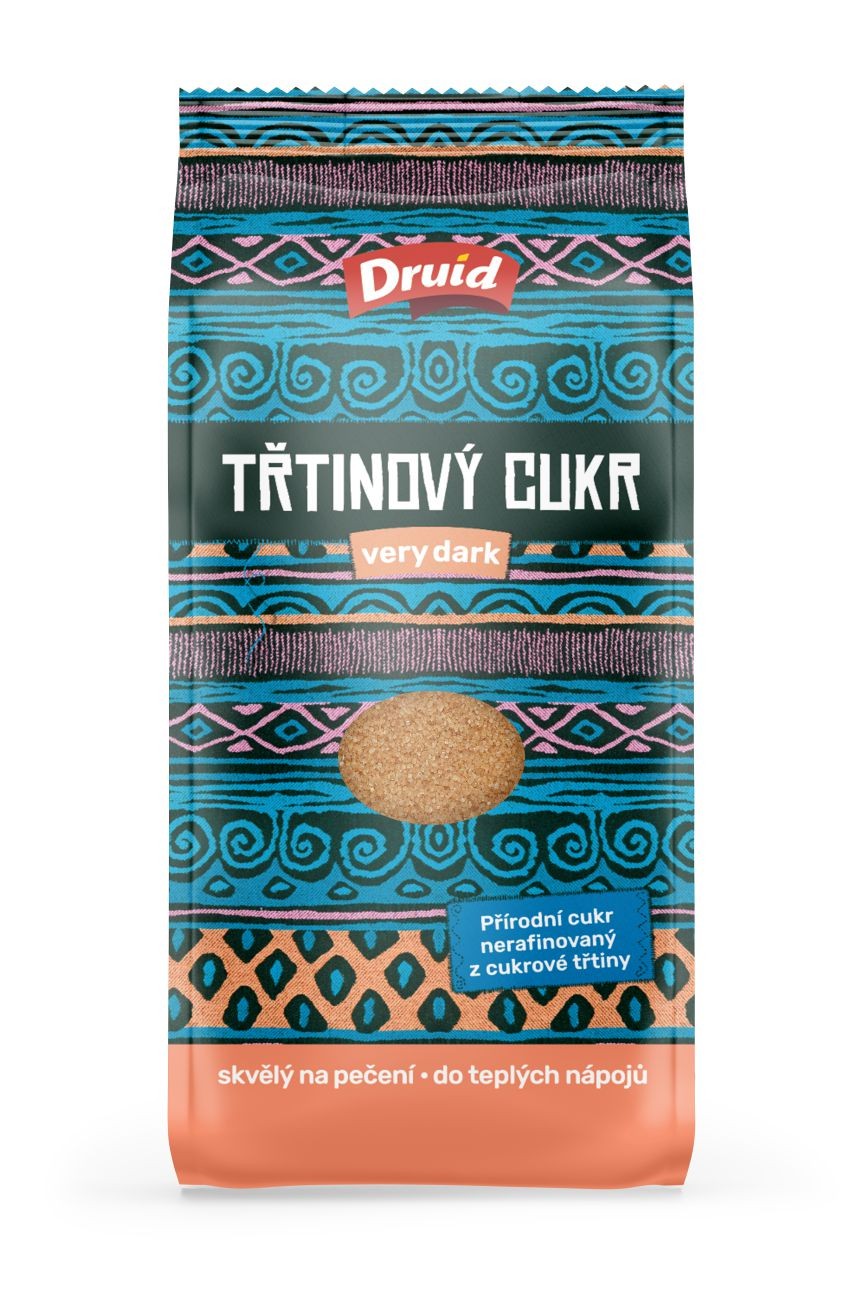 Trvanlivé potraviny - Druid Réunion cukr třtinový very dark 1 kg
