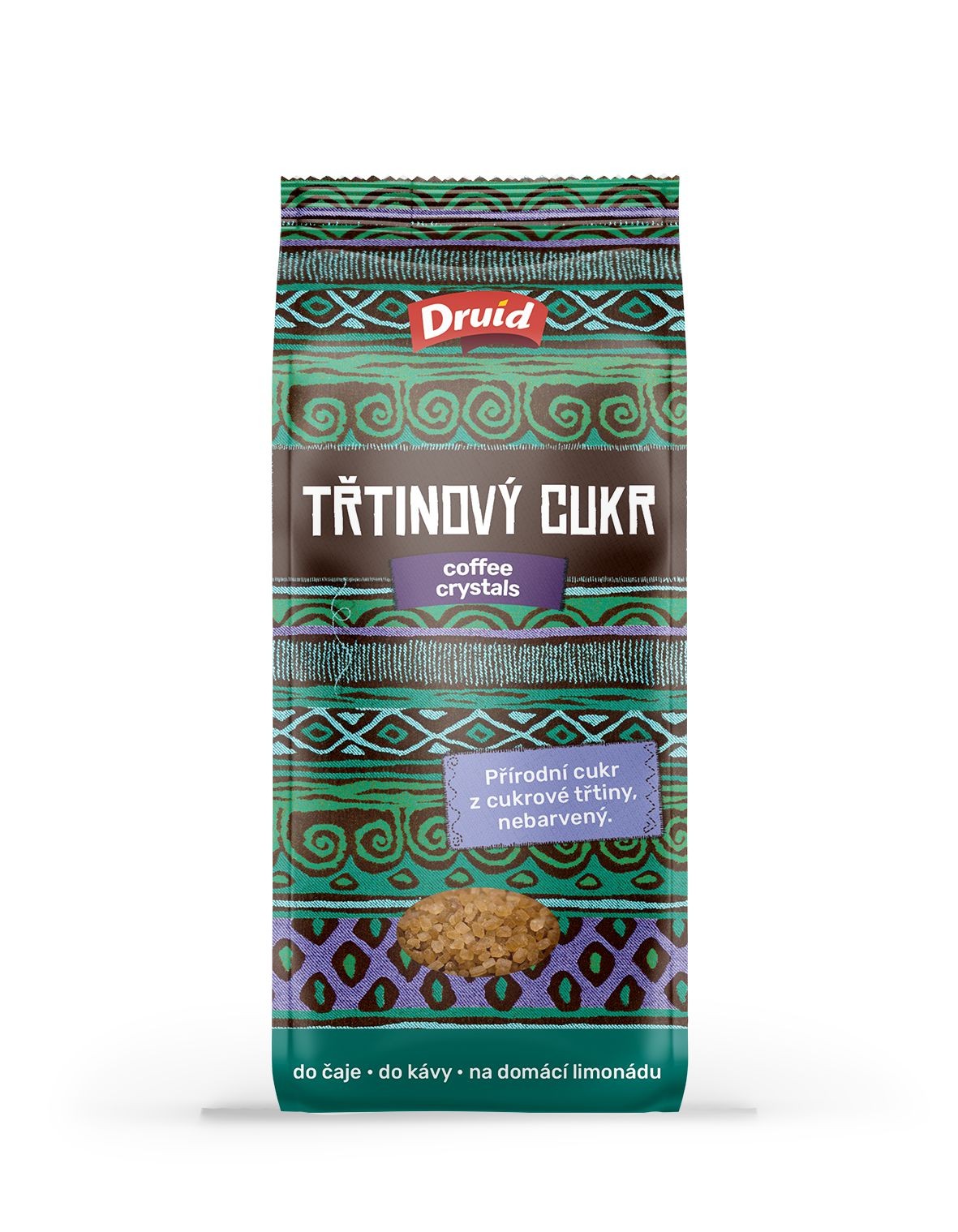 Trvanlivé potraviny - Druid Třtinový cukr Coffee Crystals 350 g