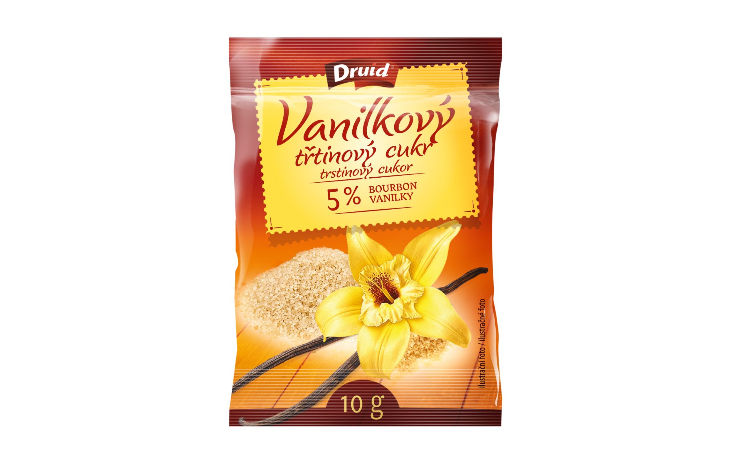 Trvanlivé potraviny - Druid Vanilkový třtinový cukr 10 g