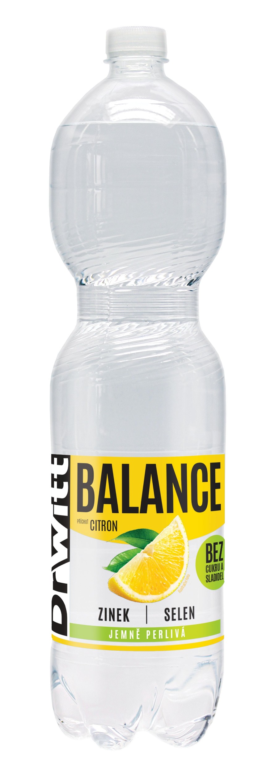 Nápoje - DrWitt Balance jemně perlivá citron 1,5L PET