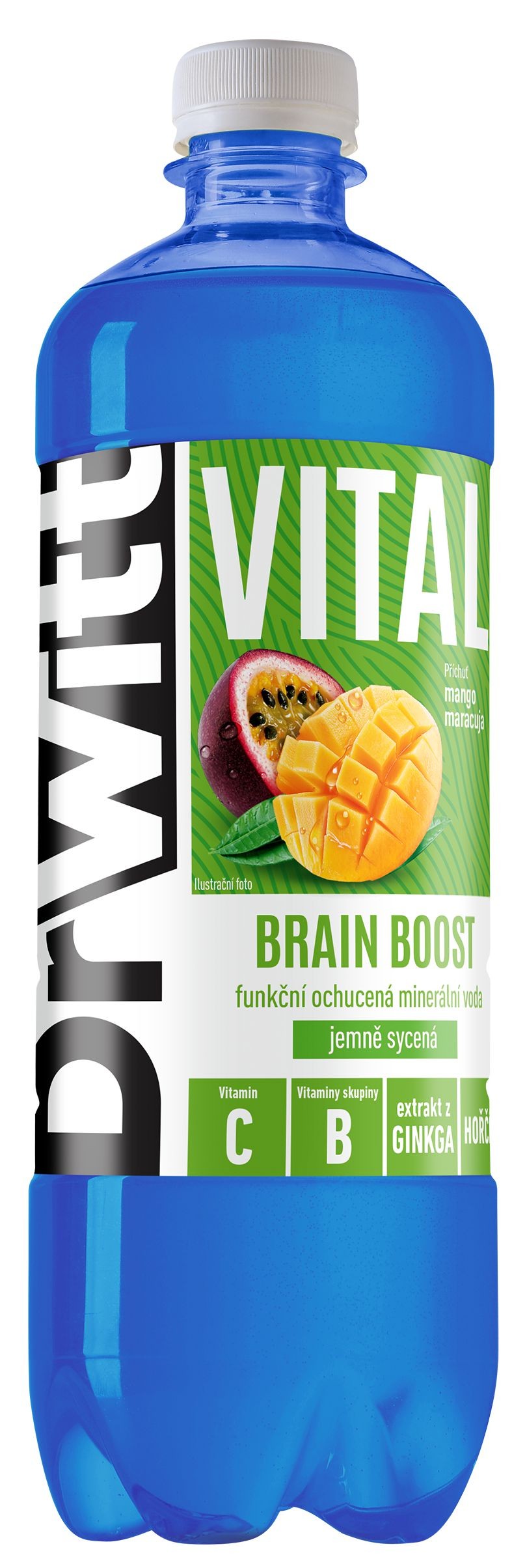 Nápoje - DrWitt Vital Brain boost Mango/maracuja 0,75L PET