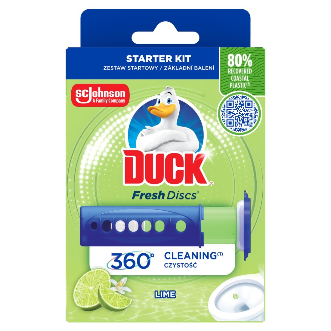 Duck Fresh Discs čistič WC limetka 36 ml-0