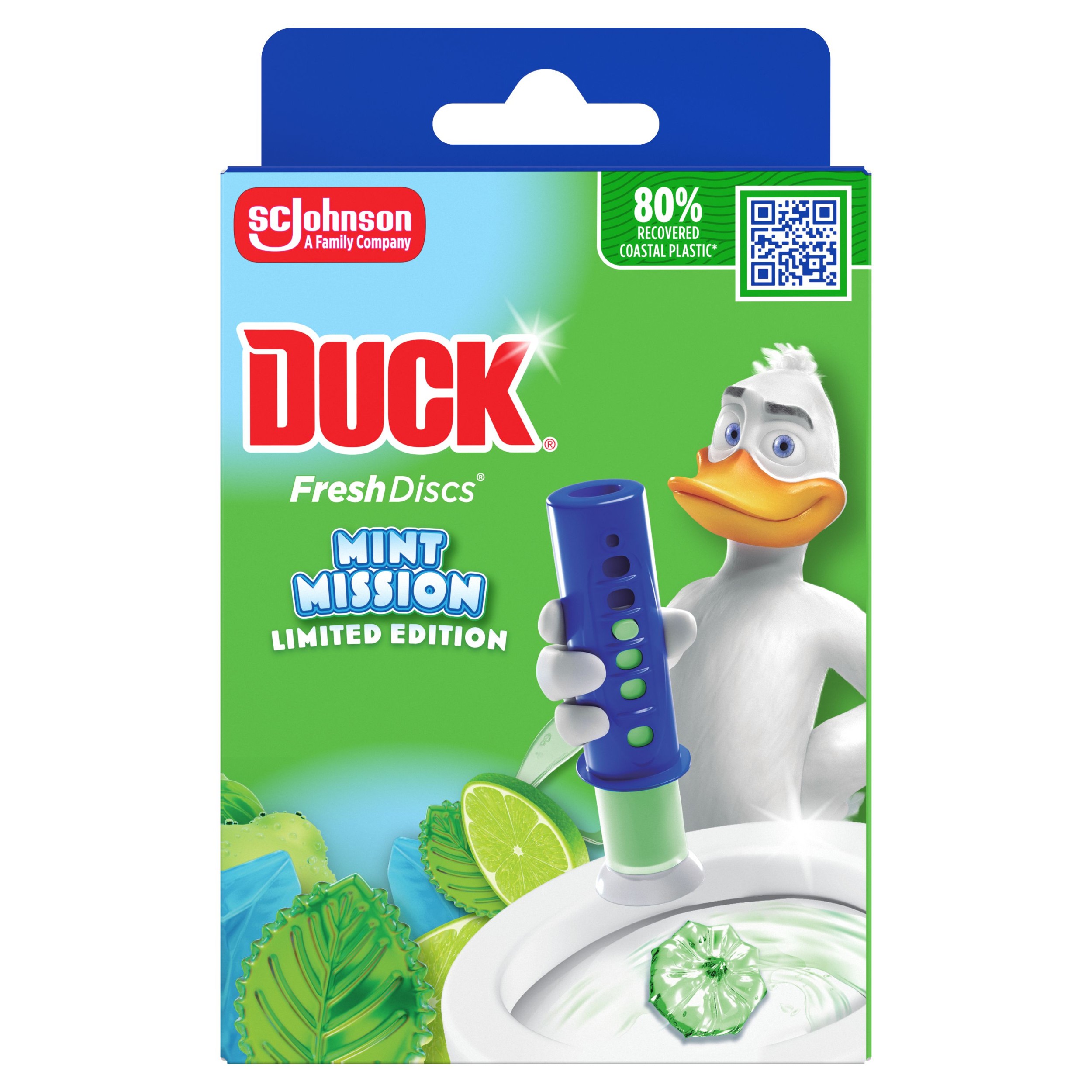 Drogerie a kosmetika - Duck Fresh Discs - wc blok Mint Mission 36ml
