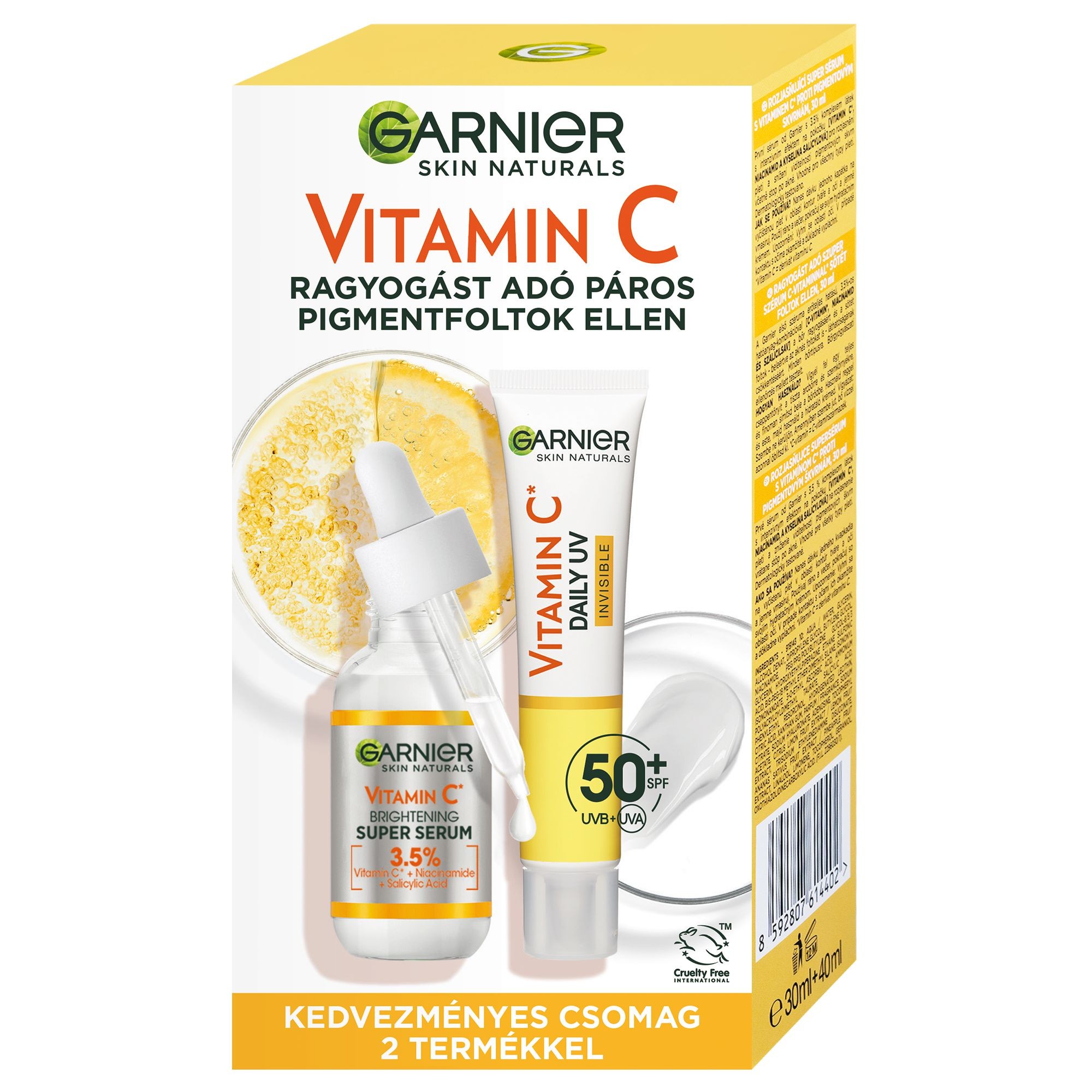 Drogerie a kosmetika - Duopack Garnier pleťové sérum Vitamin