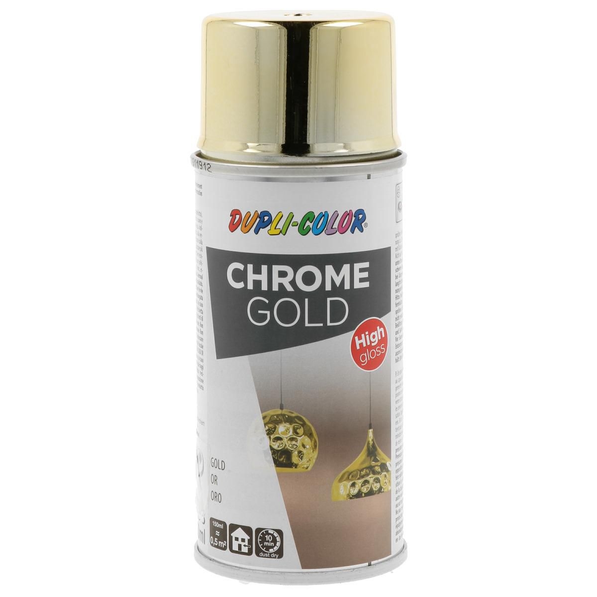 Domácnost a Zahrada - Dupli-color speciální efekt chrom zlatý 150 ml