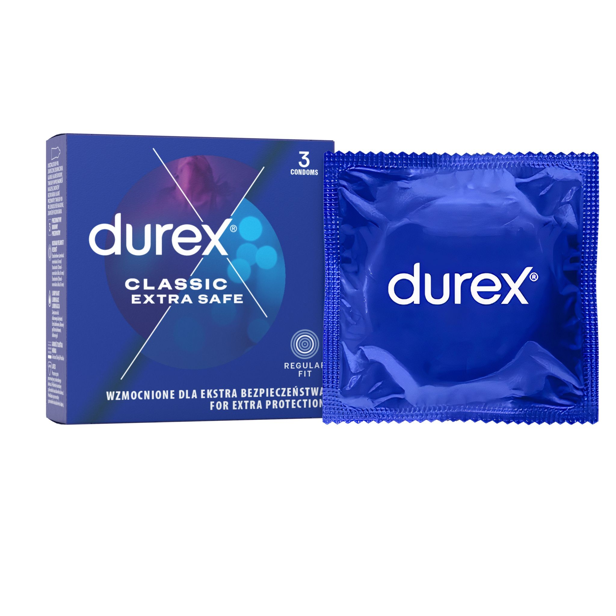 Drogerie a kosmetika - Durex Extra Safe kondomy 3 ks