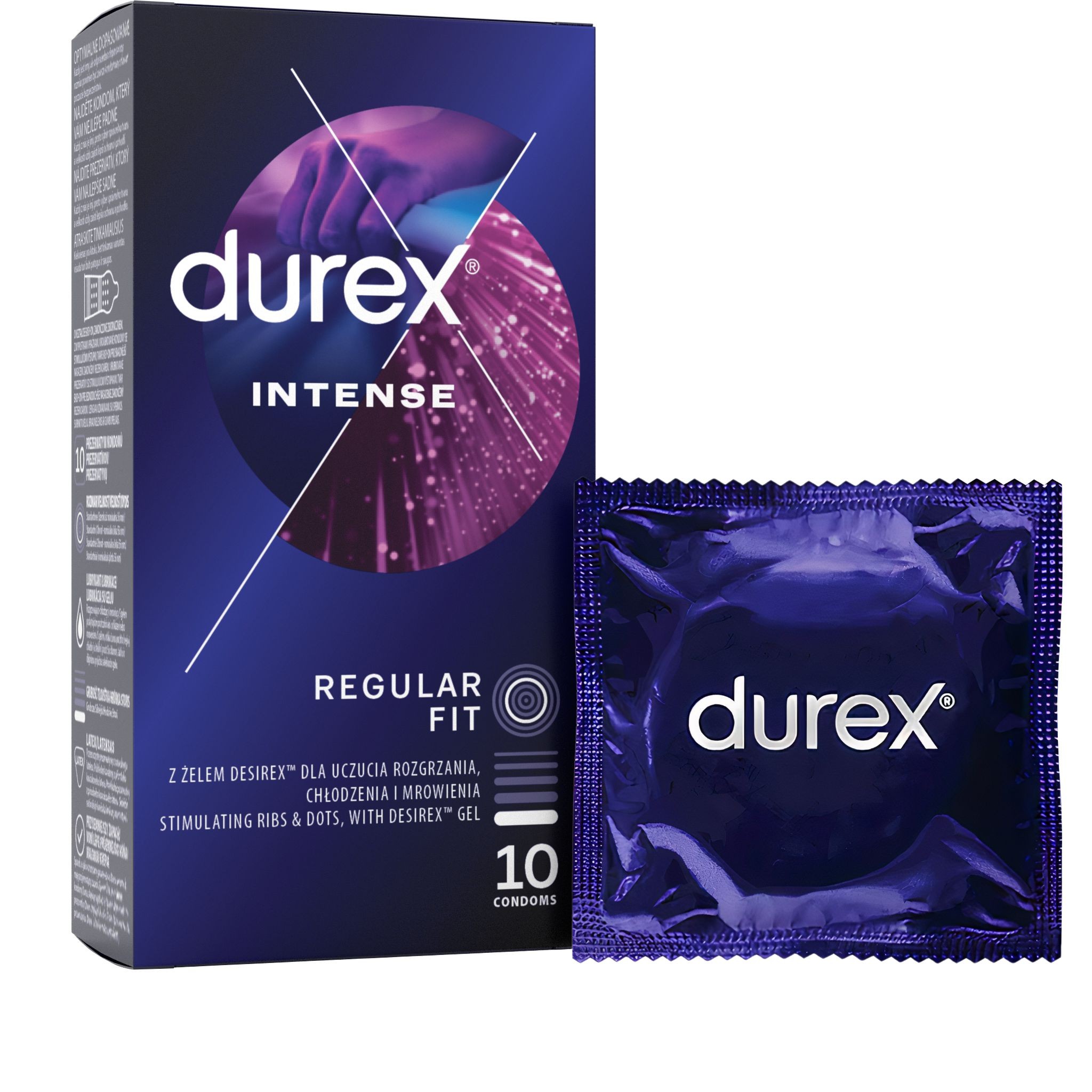 Drogerie a kosmetika - Durex Intense orgasmic kondomy 10 ks