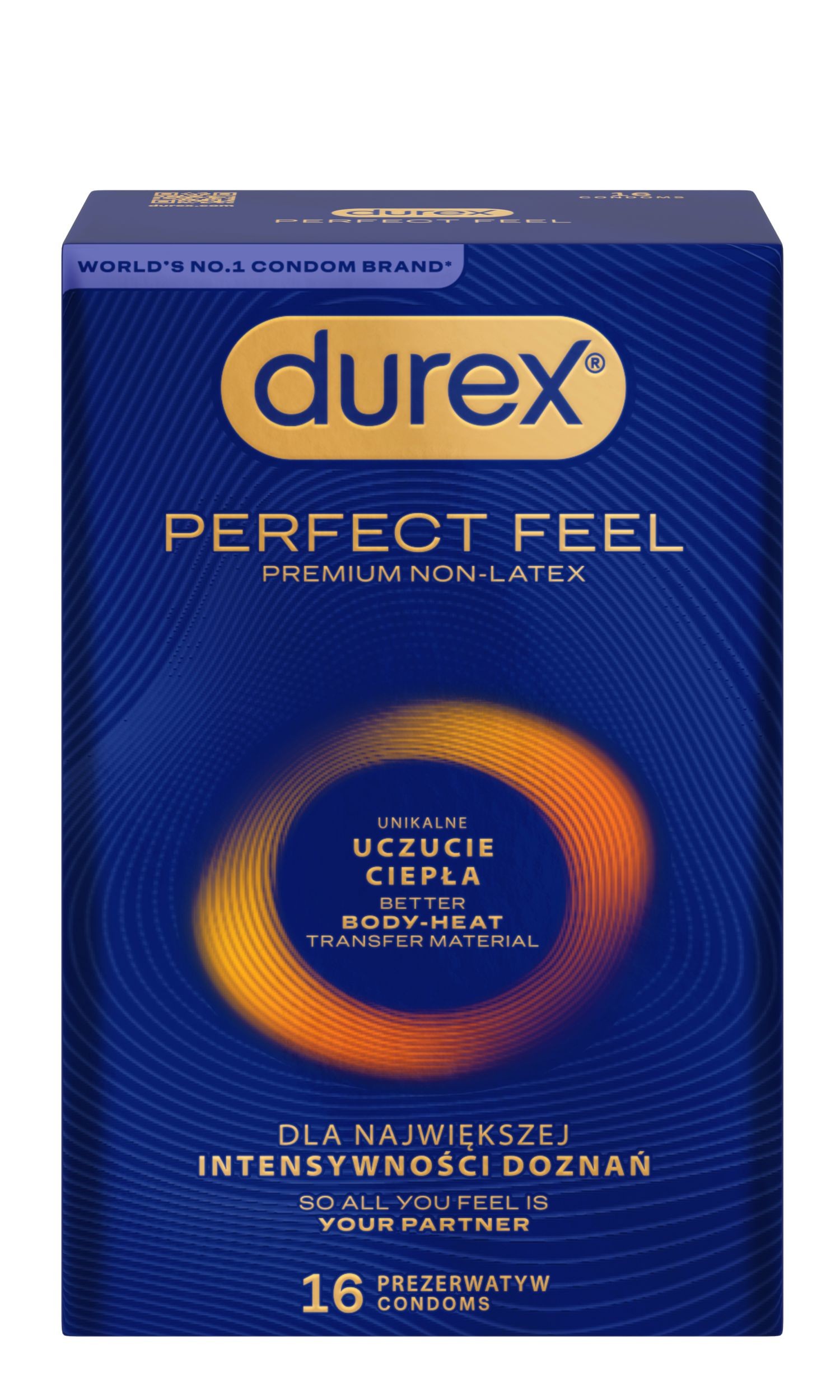 Drogerie a kosmetika - Durex Perfect Feel 16 ks