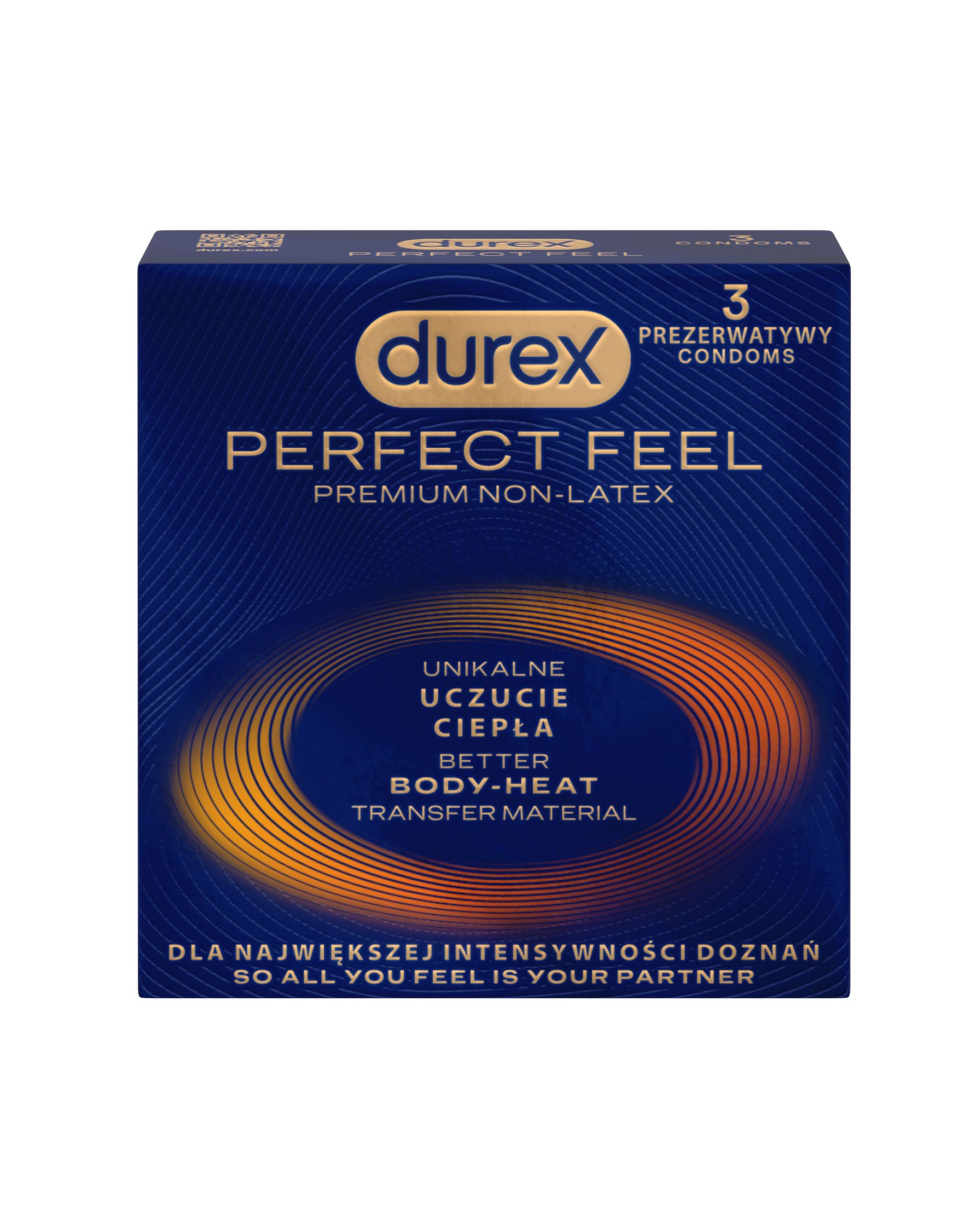 Drogerie a kosmetika - Durex Perfect Feel 3 ks