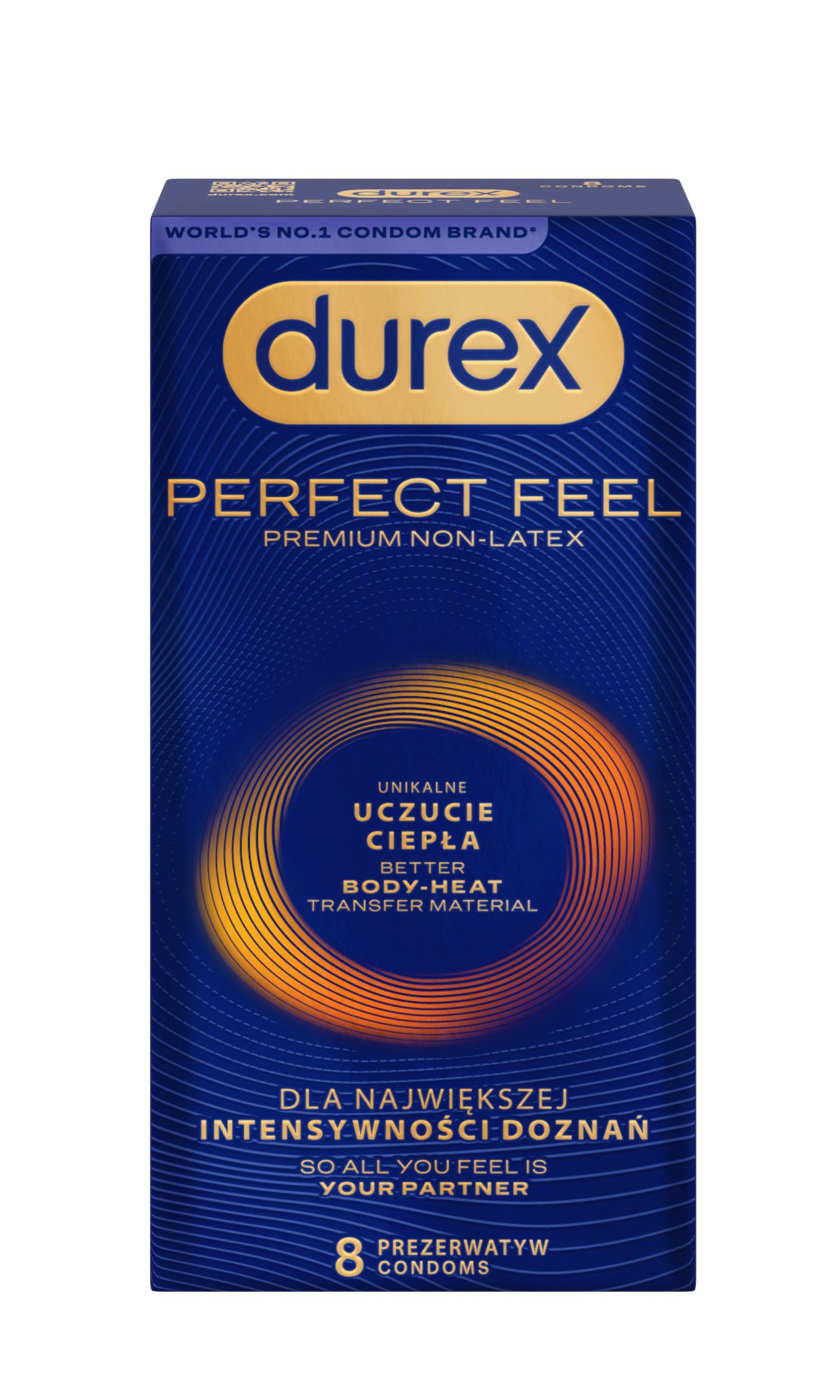 Drogerie a kosmetika - Durex Perfect Feel 8 ks