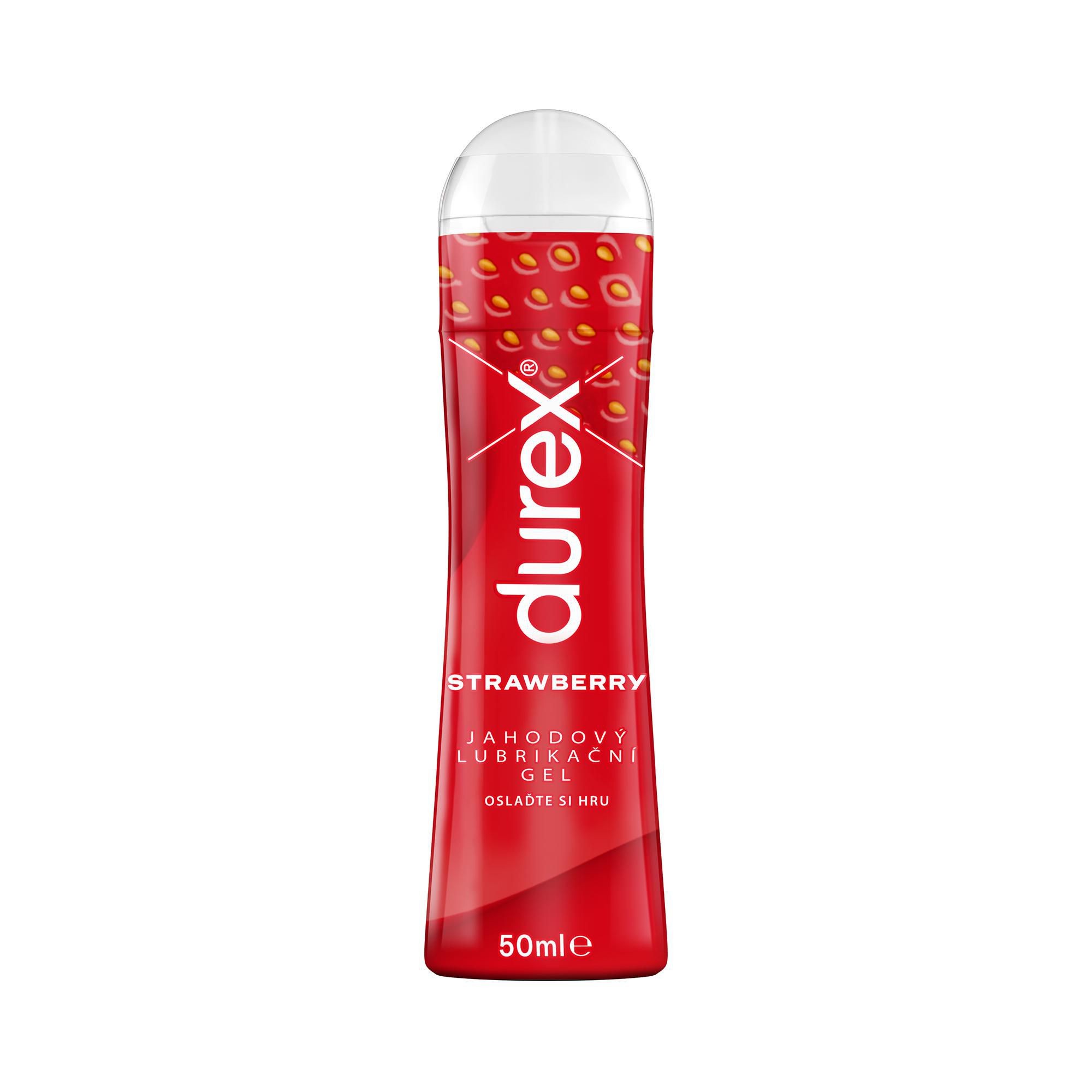 Drogerie a kosmetika - Durex Strawberry gel 50 ml