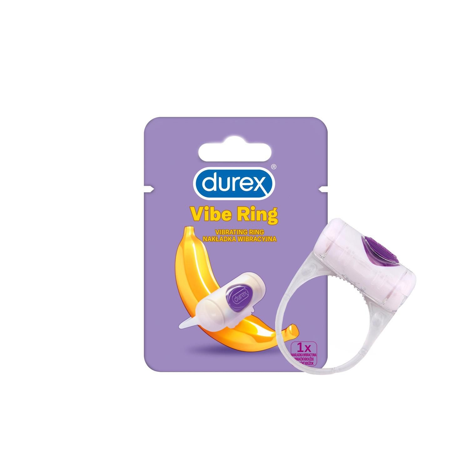 Drogerie a kosmetika - Durex Vibe Ring vibrační kroužek 1 ks