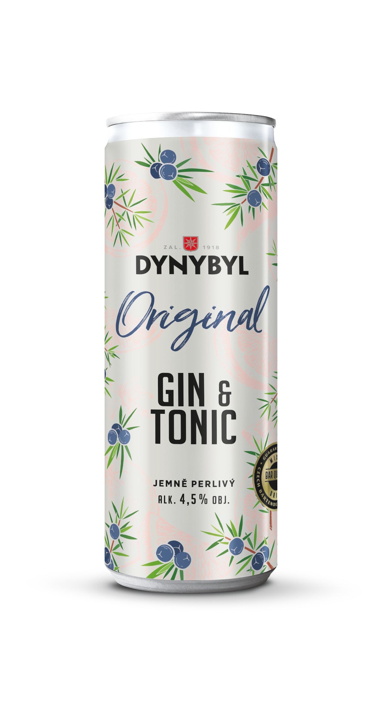 Nápoje - Dynybyl Gin & Tonic 4.5% 0.25l