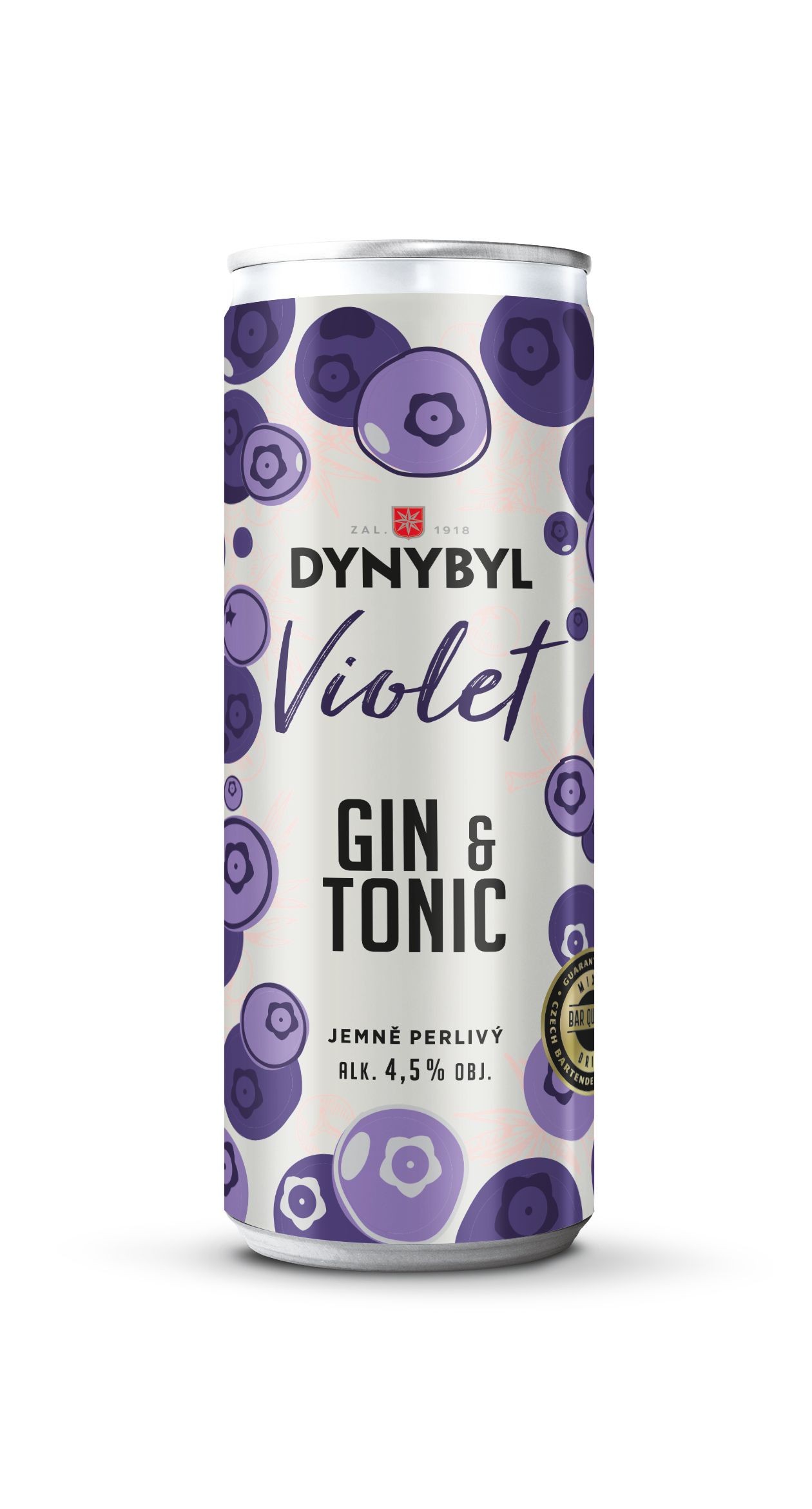 Nápoje - Dynybyl Violet Gin & Tonic 4.5% 0.25l