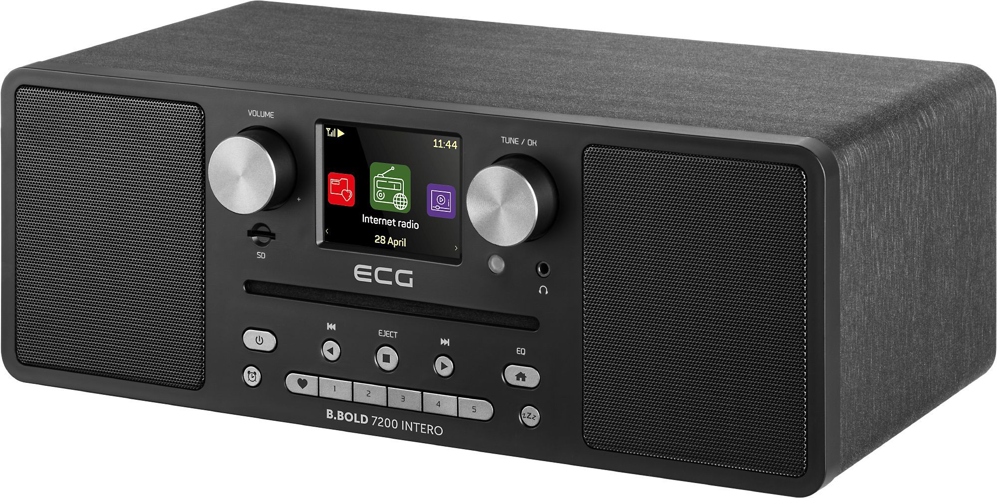 Elektro - ECG DAB Rádio B.BOLD 7200 Intero Black