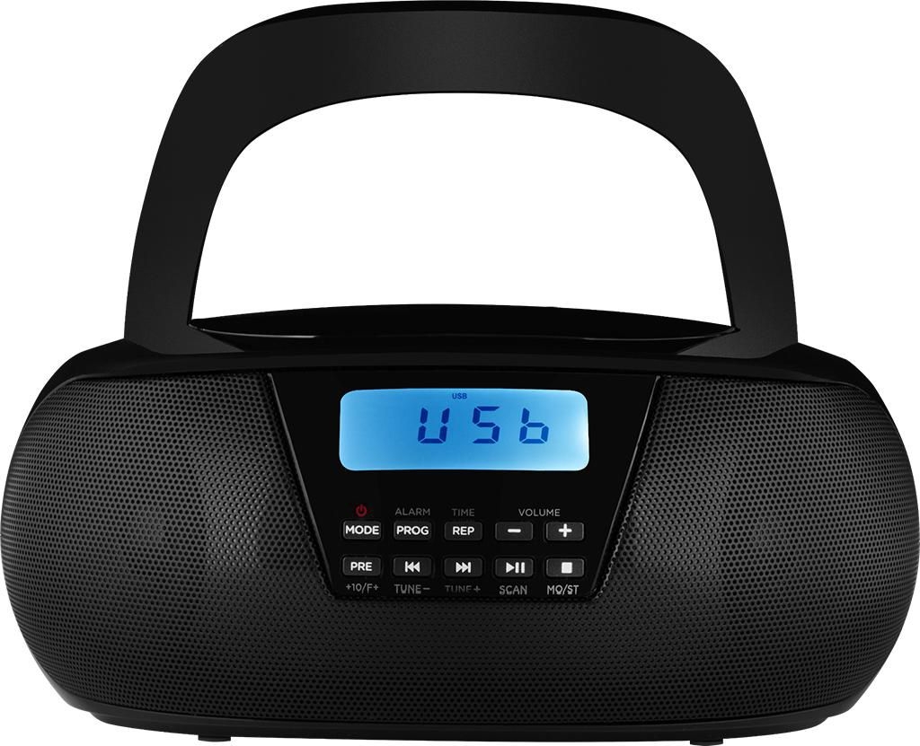 Elektro - ECG Rádio s CD CDR 550 Black