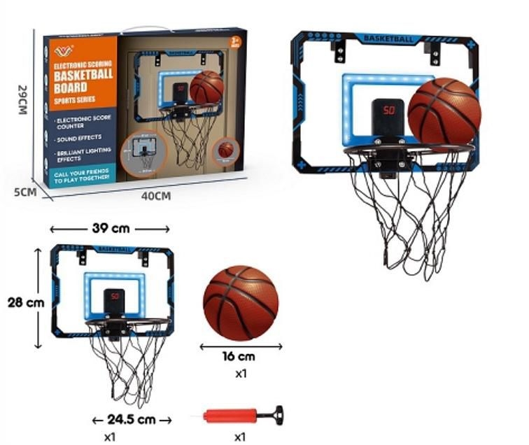 Domácnost a Zahrada - Eektronický Basketbalový koš