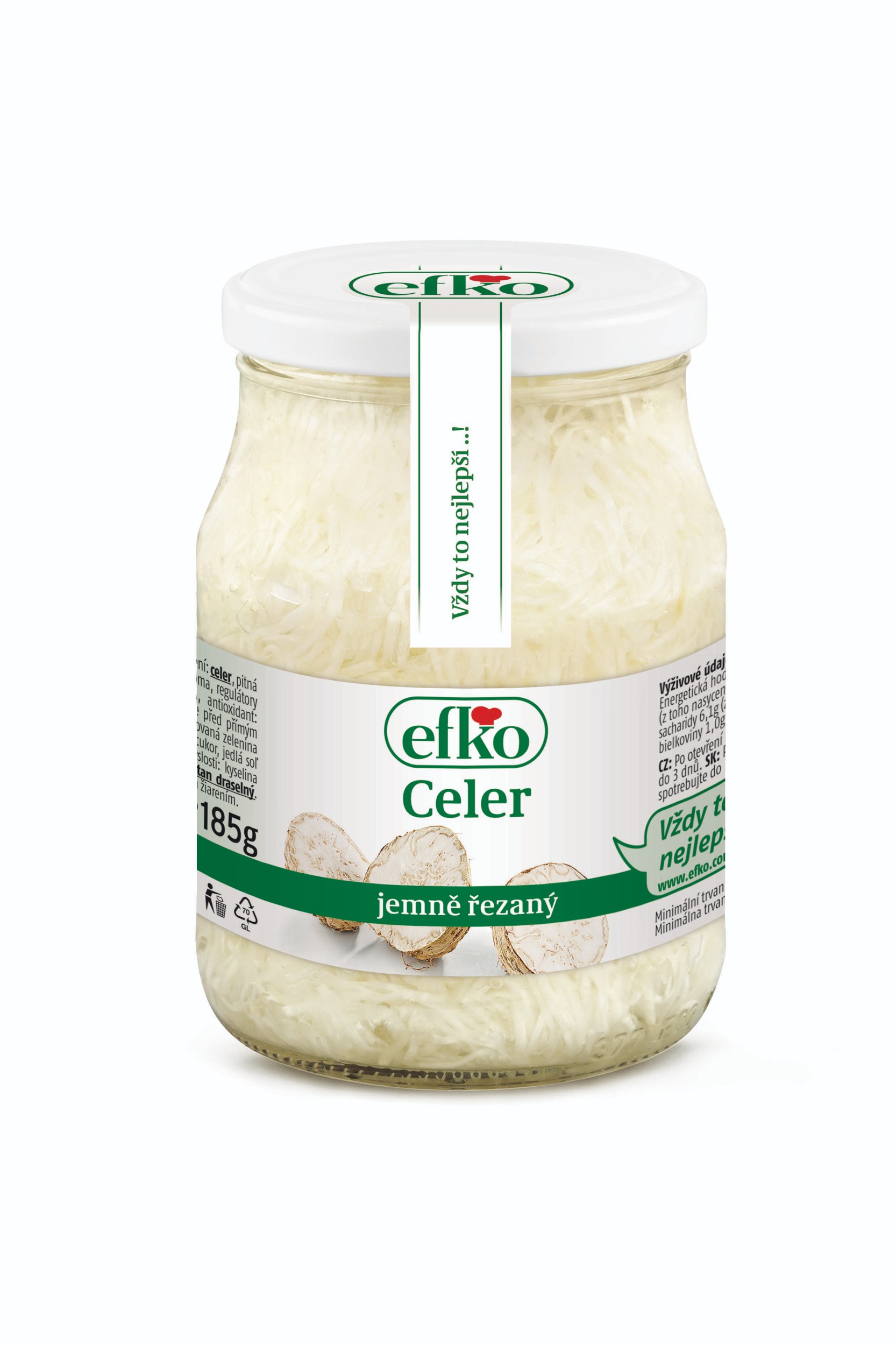 Trvanlivé potraviny - Efko Celer jemně řezaný 370 ml