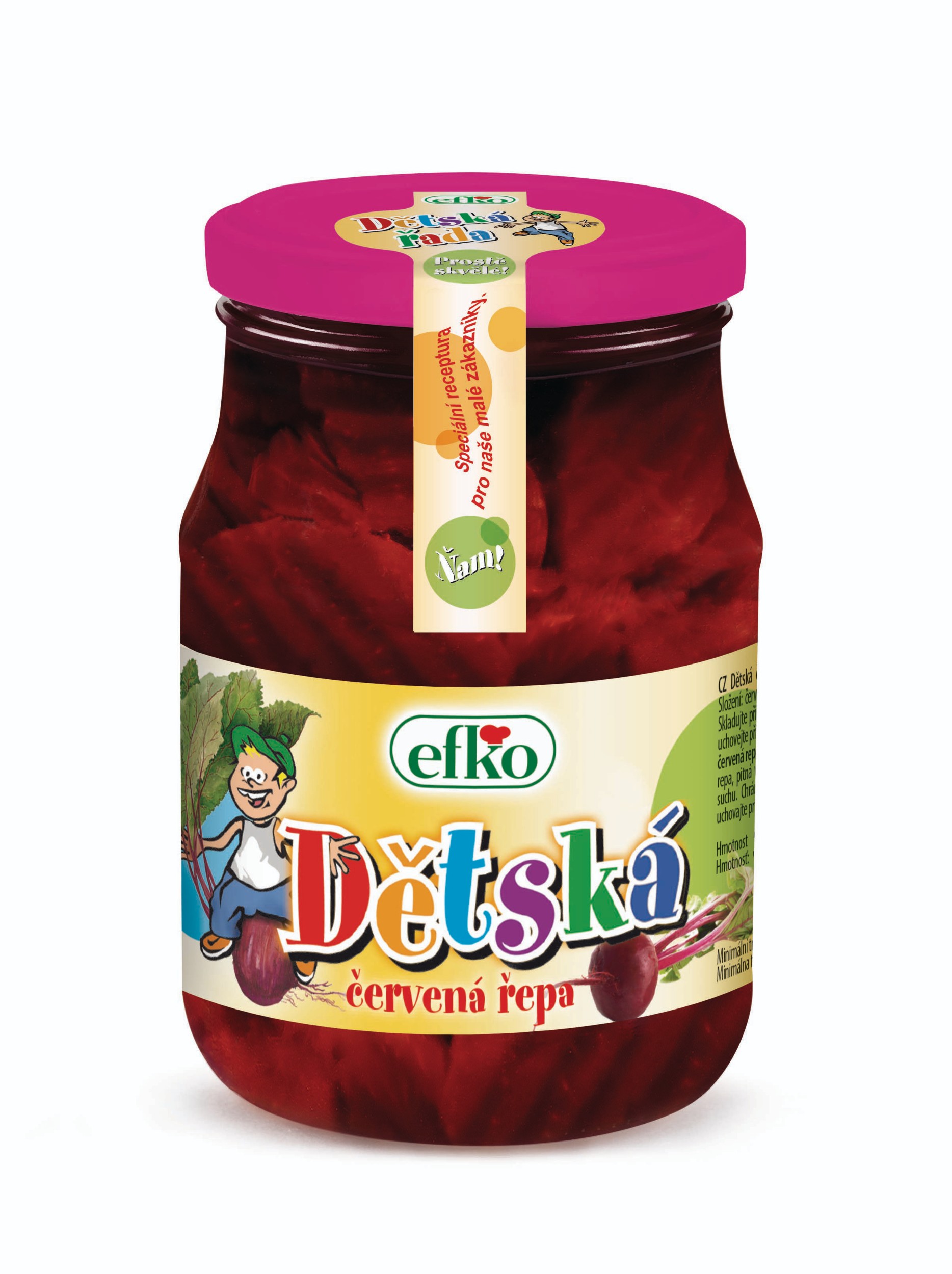 Trvanlivé potraviny - Efko Dětská červená řepa 370 ml