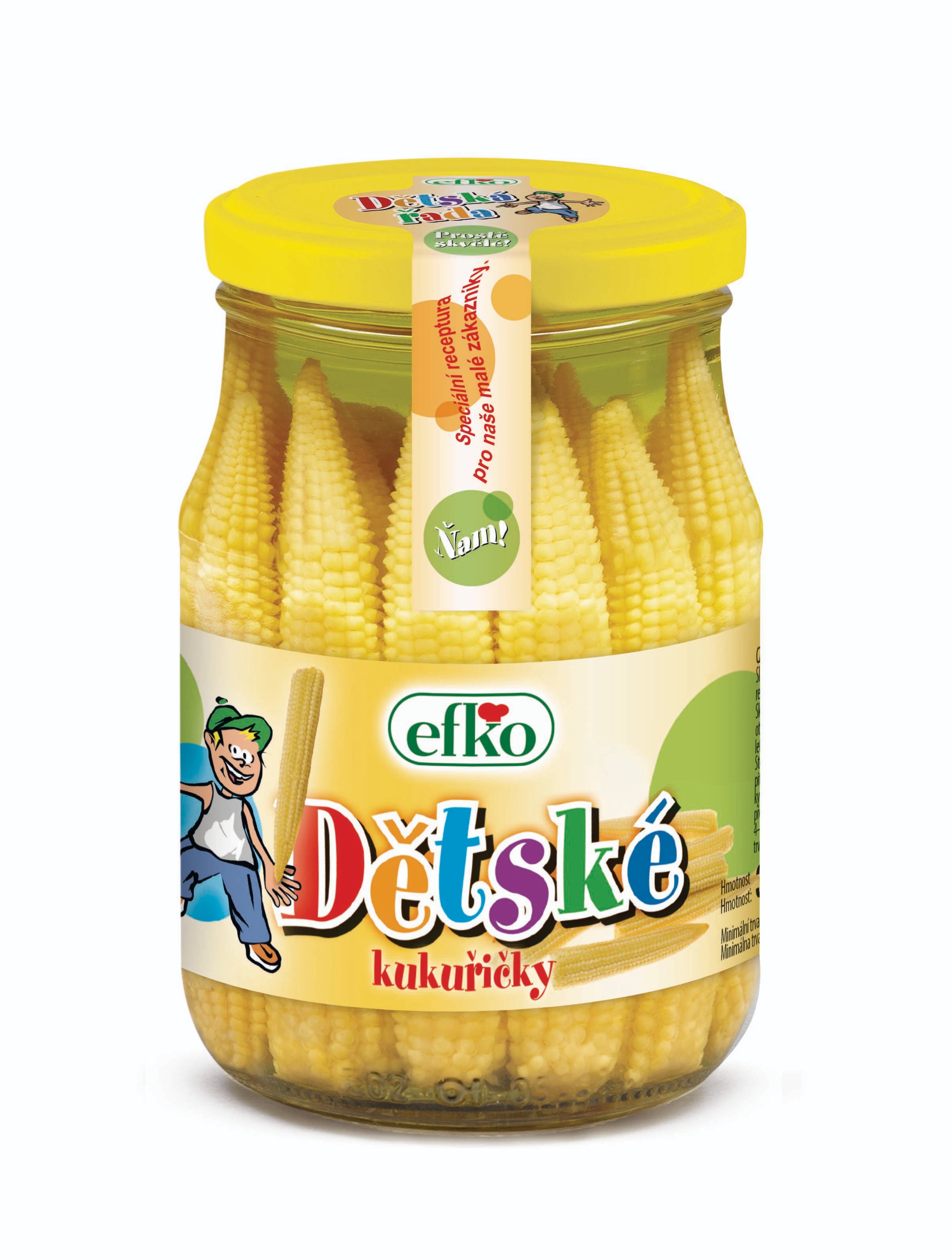 Trvanlivé potraviny - Efko Dětské kukuřičky 370 ml