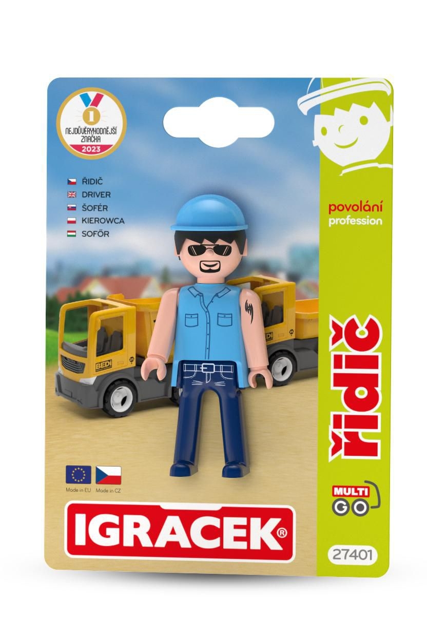 Svět dětí - Efko Igráček MultiGO Řidič - figurka
