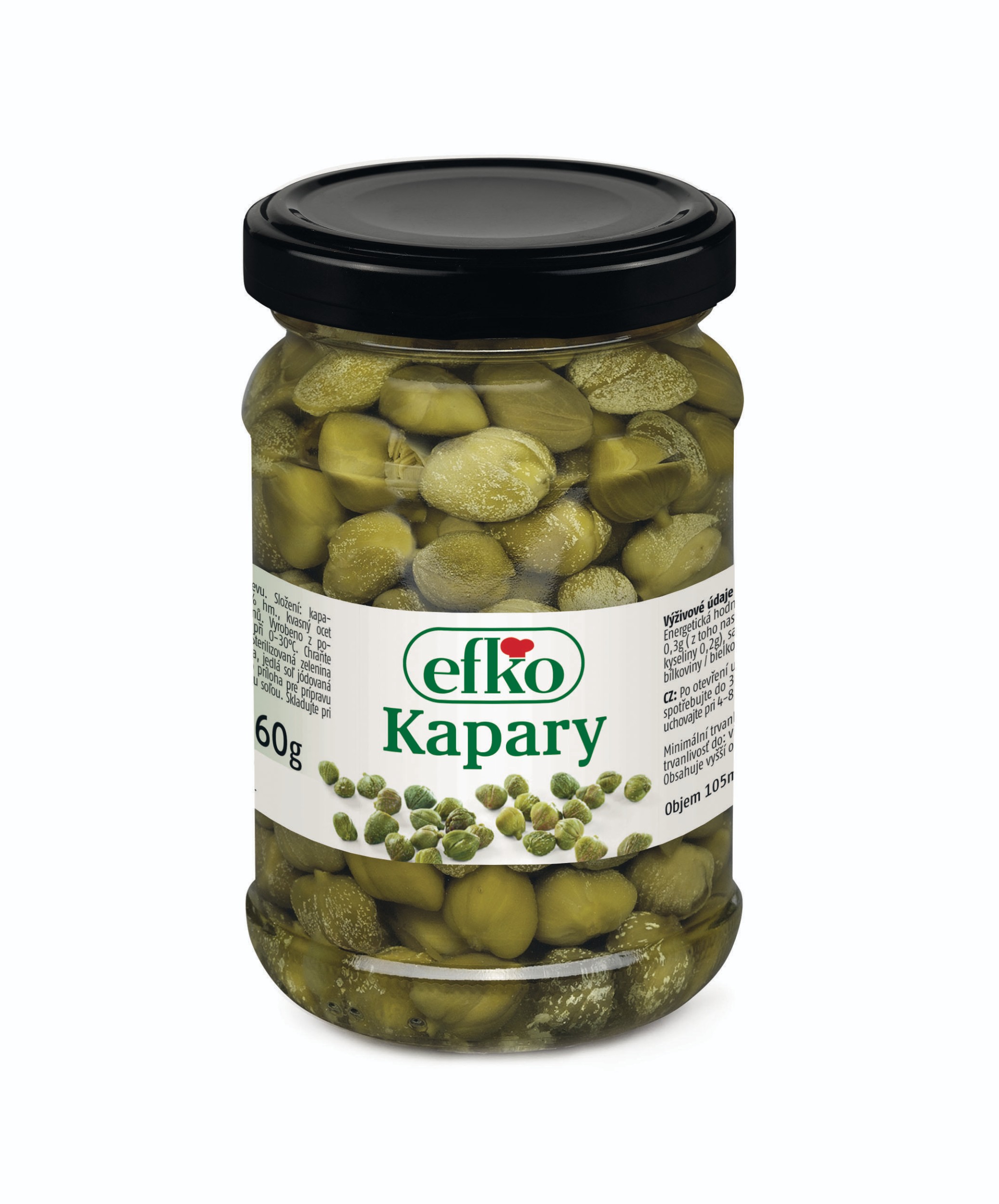 Trvanlivé potraviny - Efko Kapary 105 ml