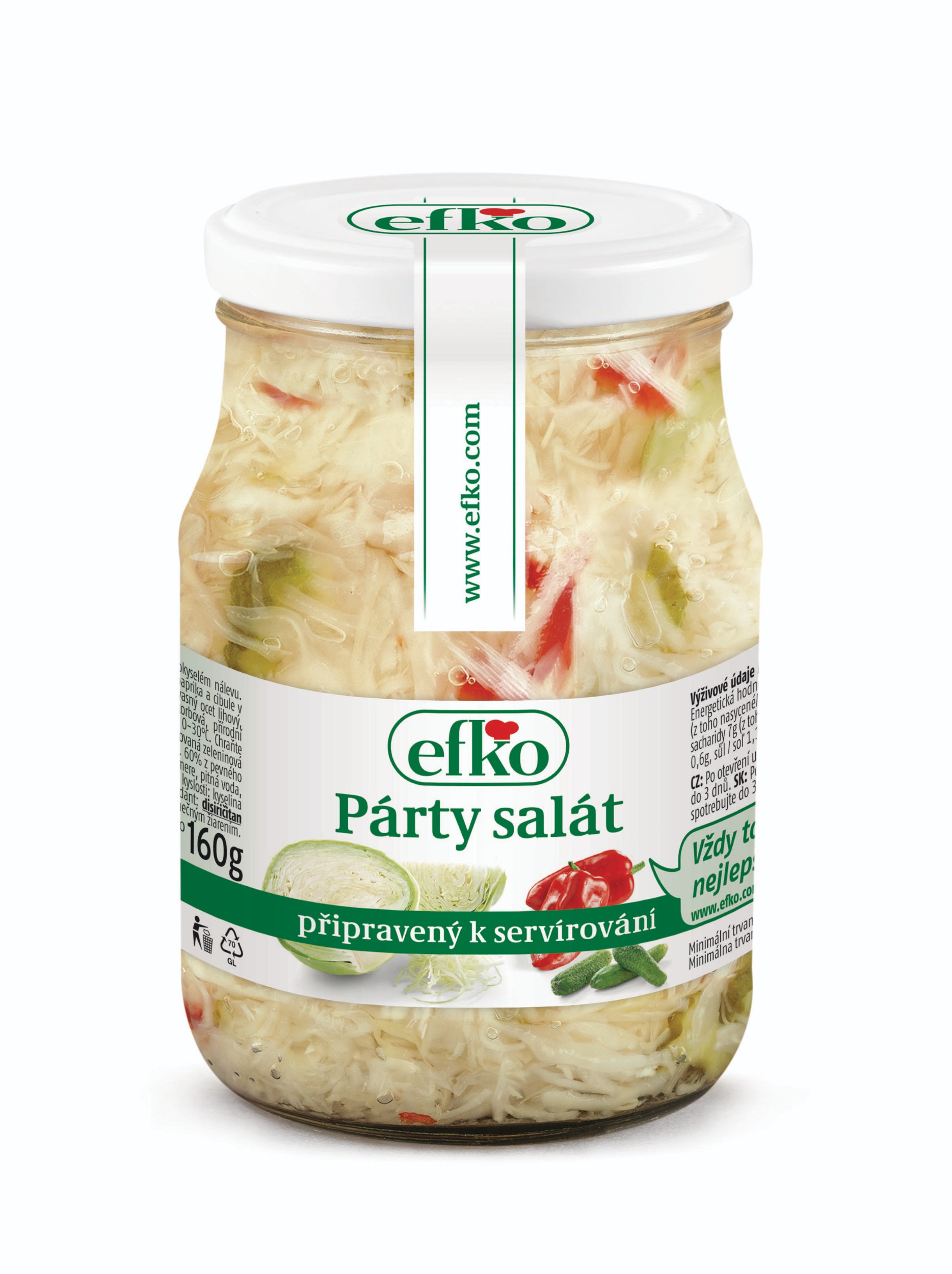 Trvanlivé potraviny - Efko Párty salát 370ml