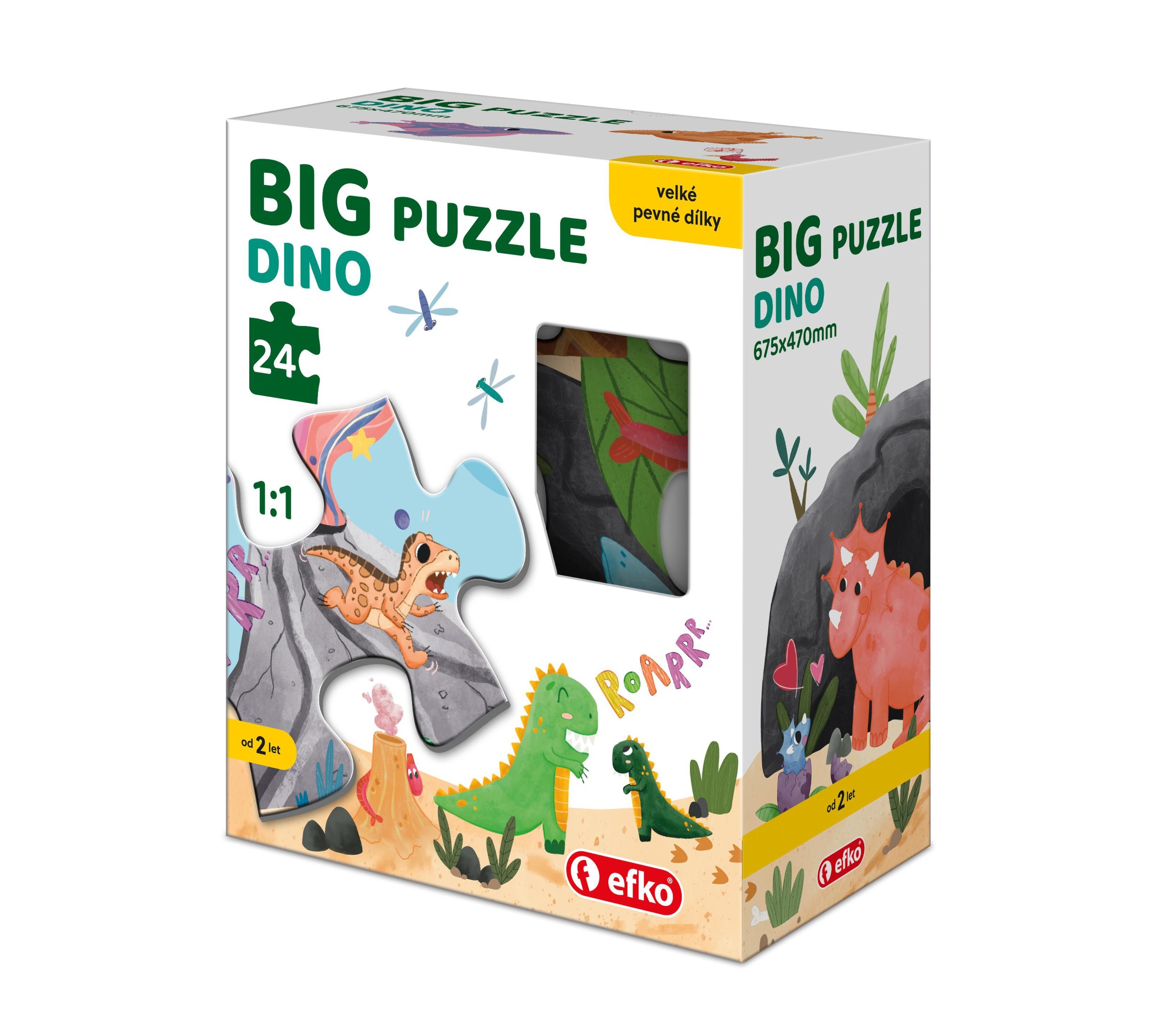 efko Puzzle BIG Dino 24 dílků