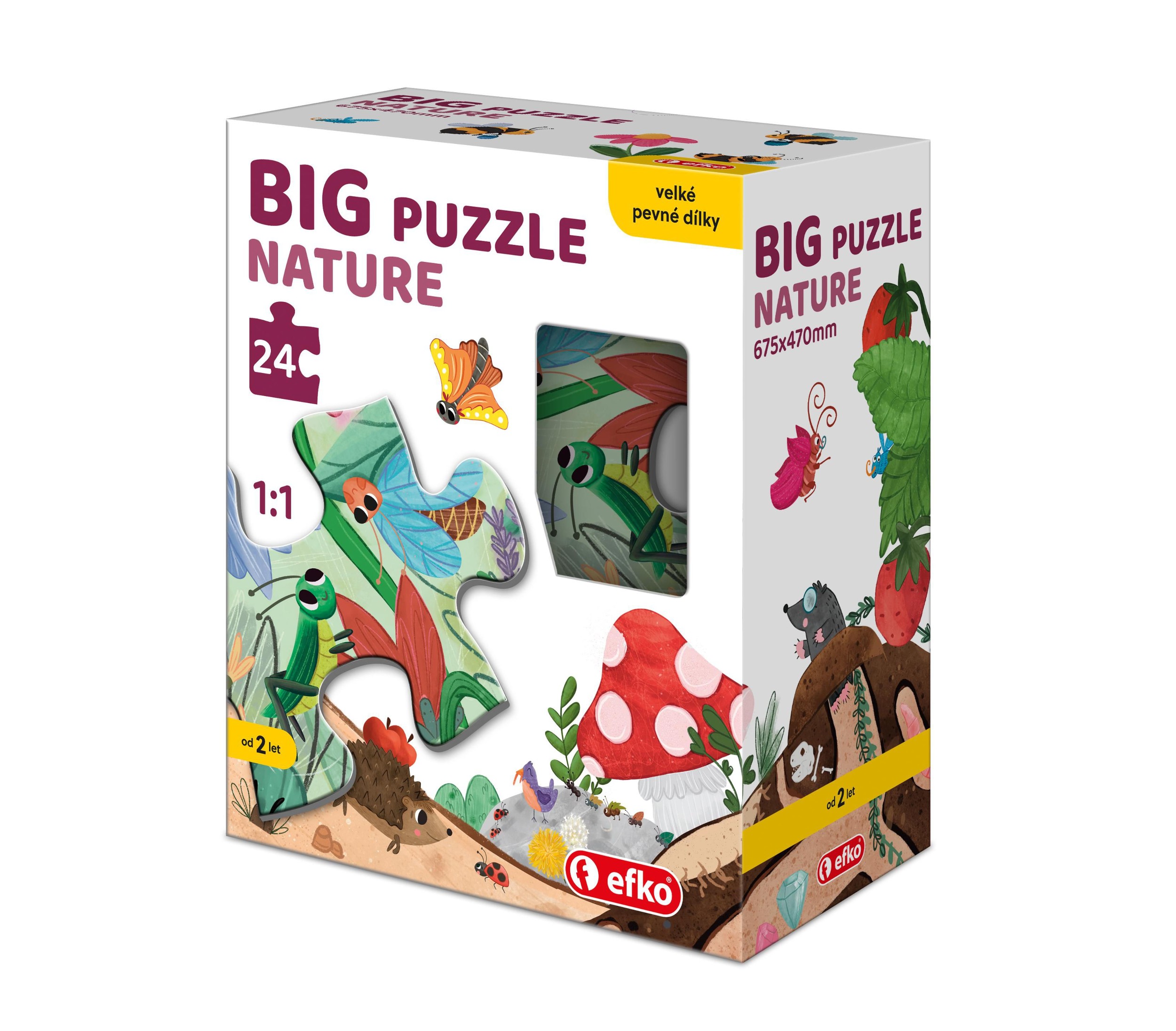 efko Puzzle BIG – Nature 24 dílků-0