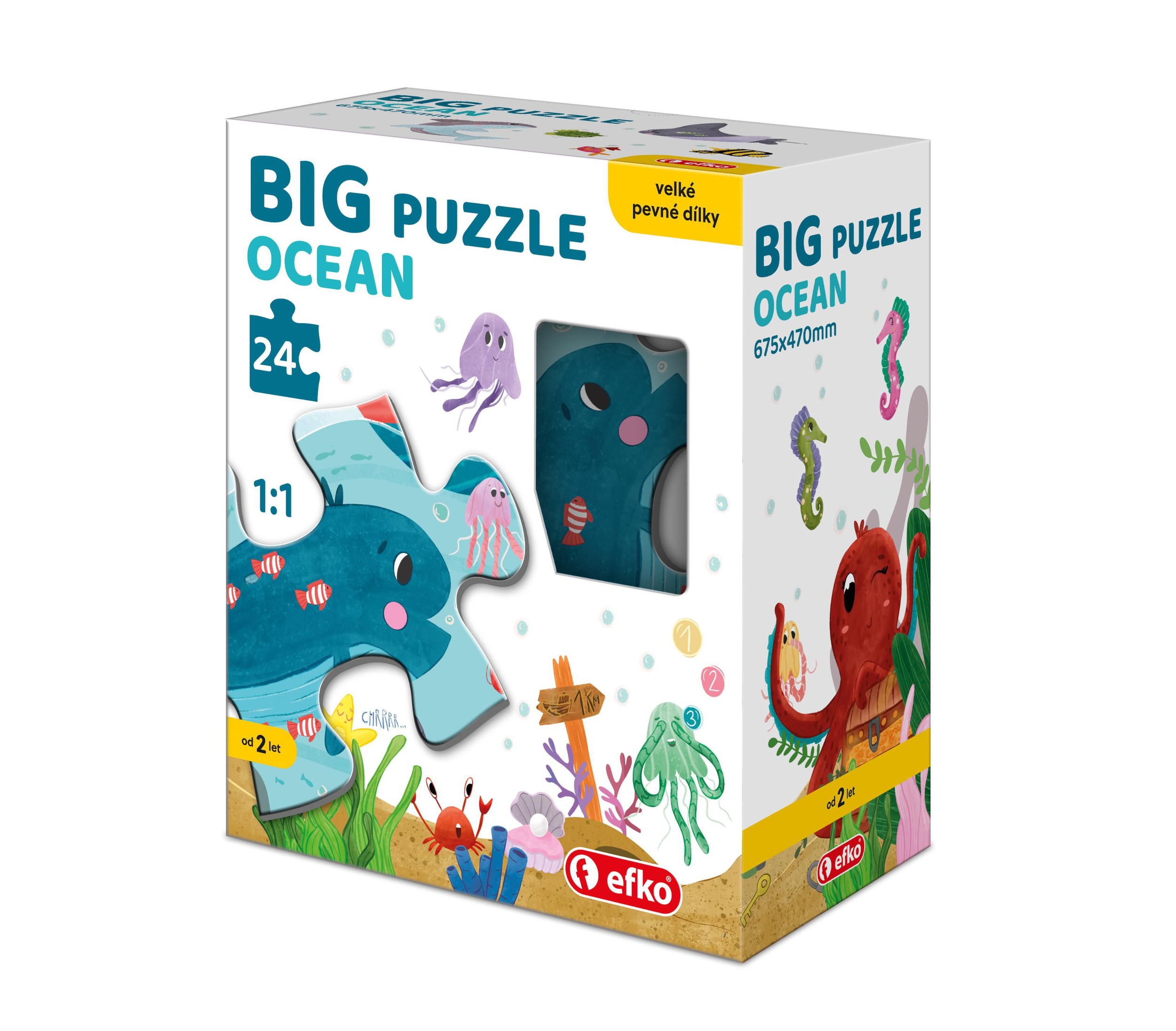 efko Puzzle BIG Ocean 24 dílků
