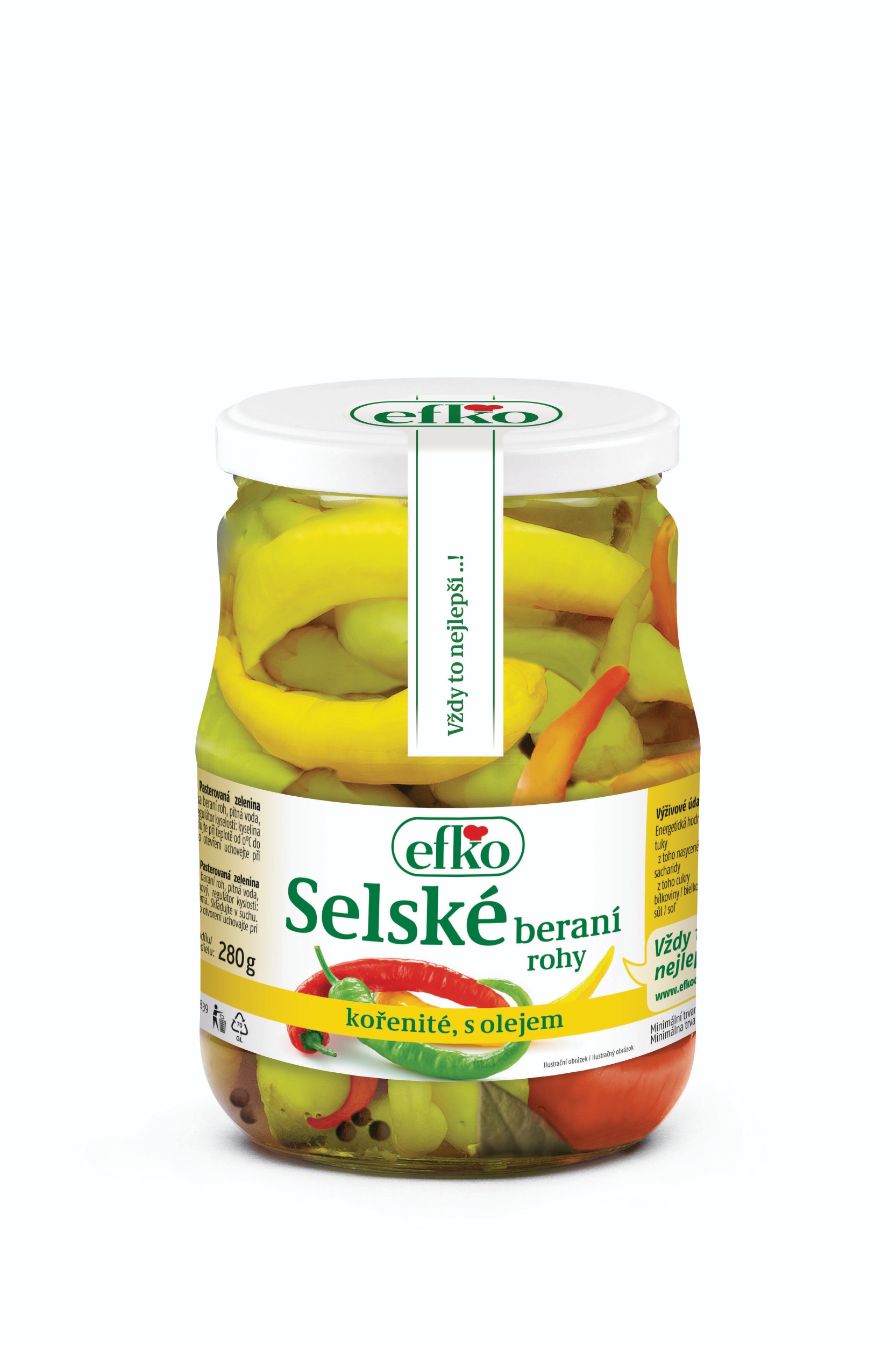 Trvanlivé potraviny - Efko Selské Beraní rohy 600 g