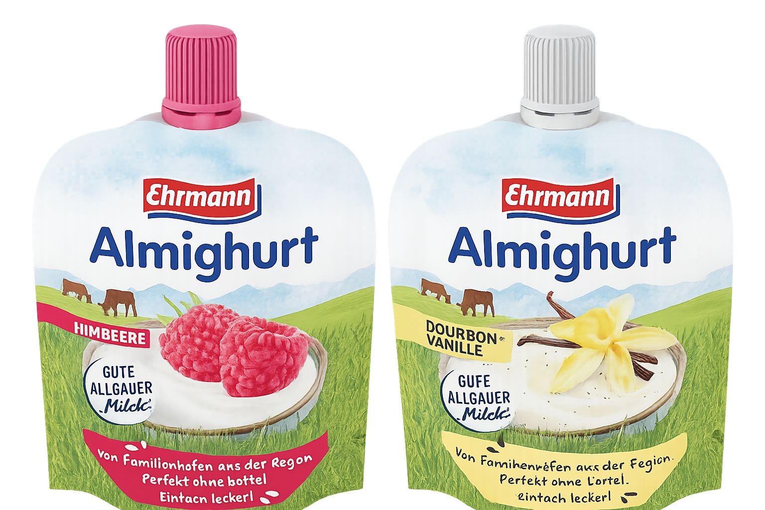 Mléčné a chlazené - Ehrmann Almighurt jogurt do ruky různé příchutě 100 g