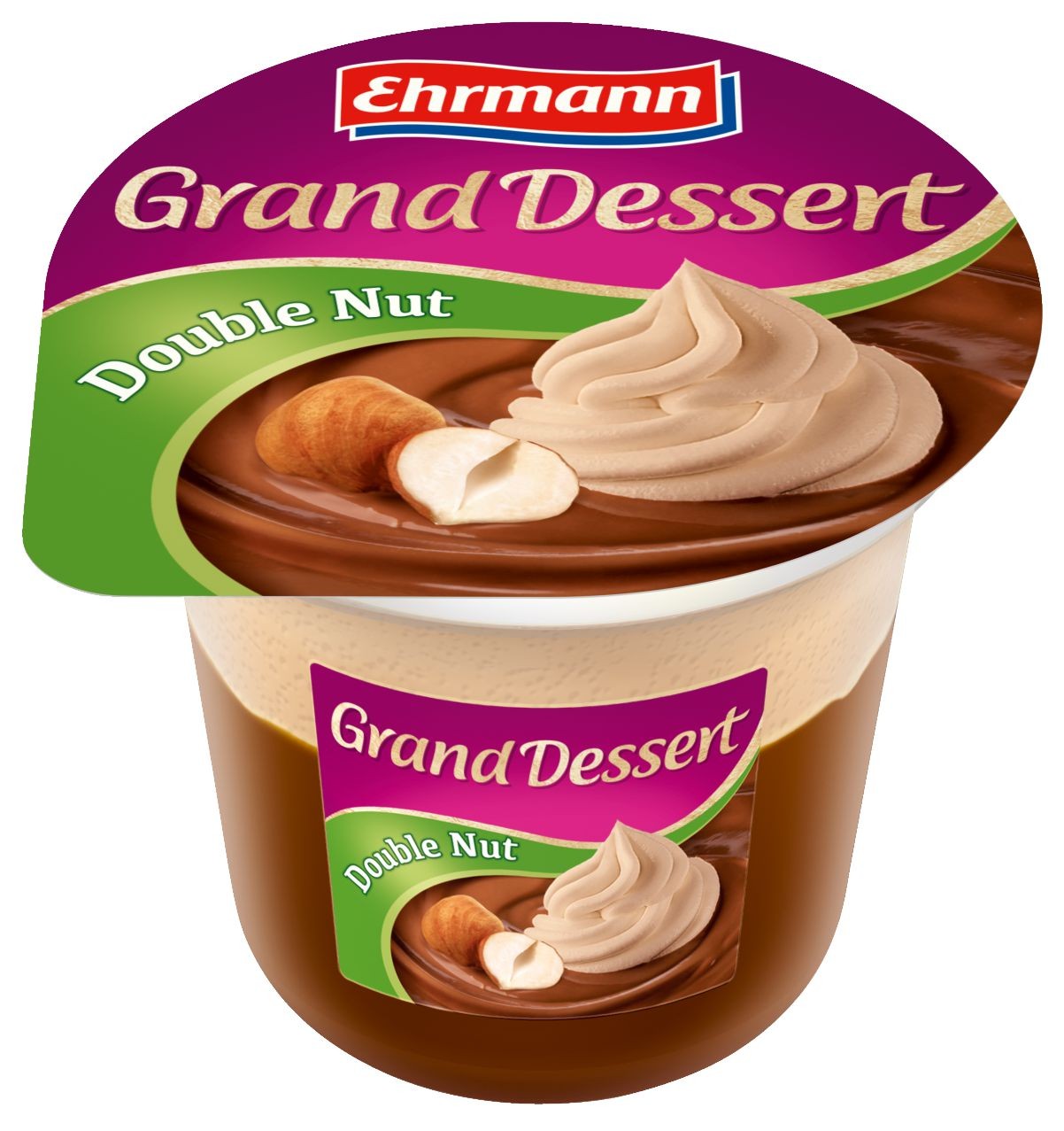 Mléčné a chlazené - Ehrmann Grand Dessert double nut 190 g