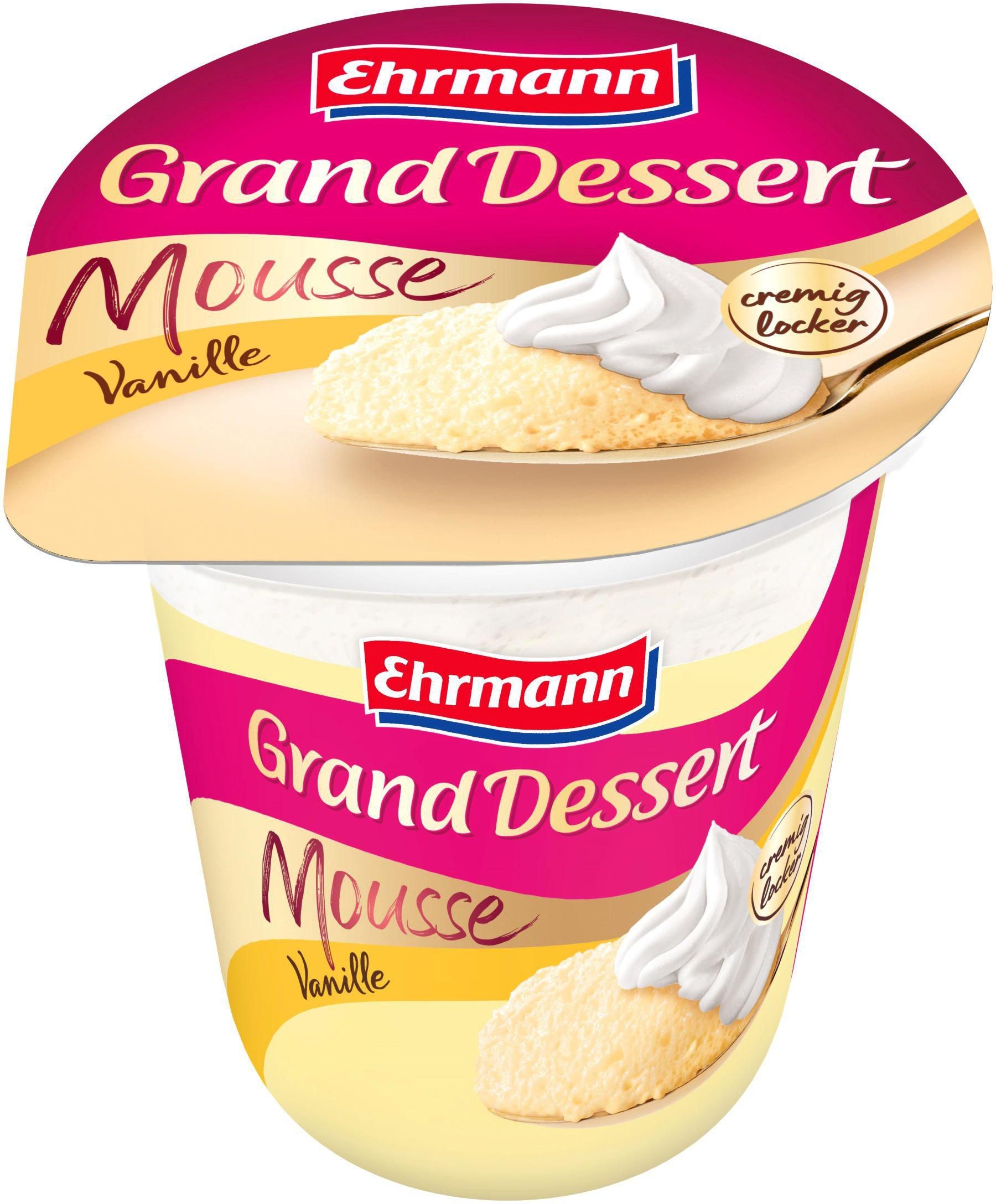 Mléčné a chlazené - Ehrmann Grand dessert mousse vanilla 170g