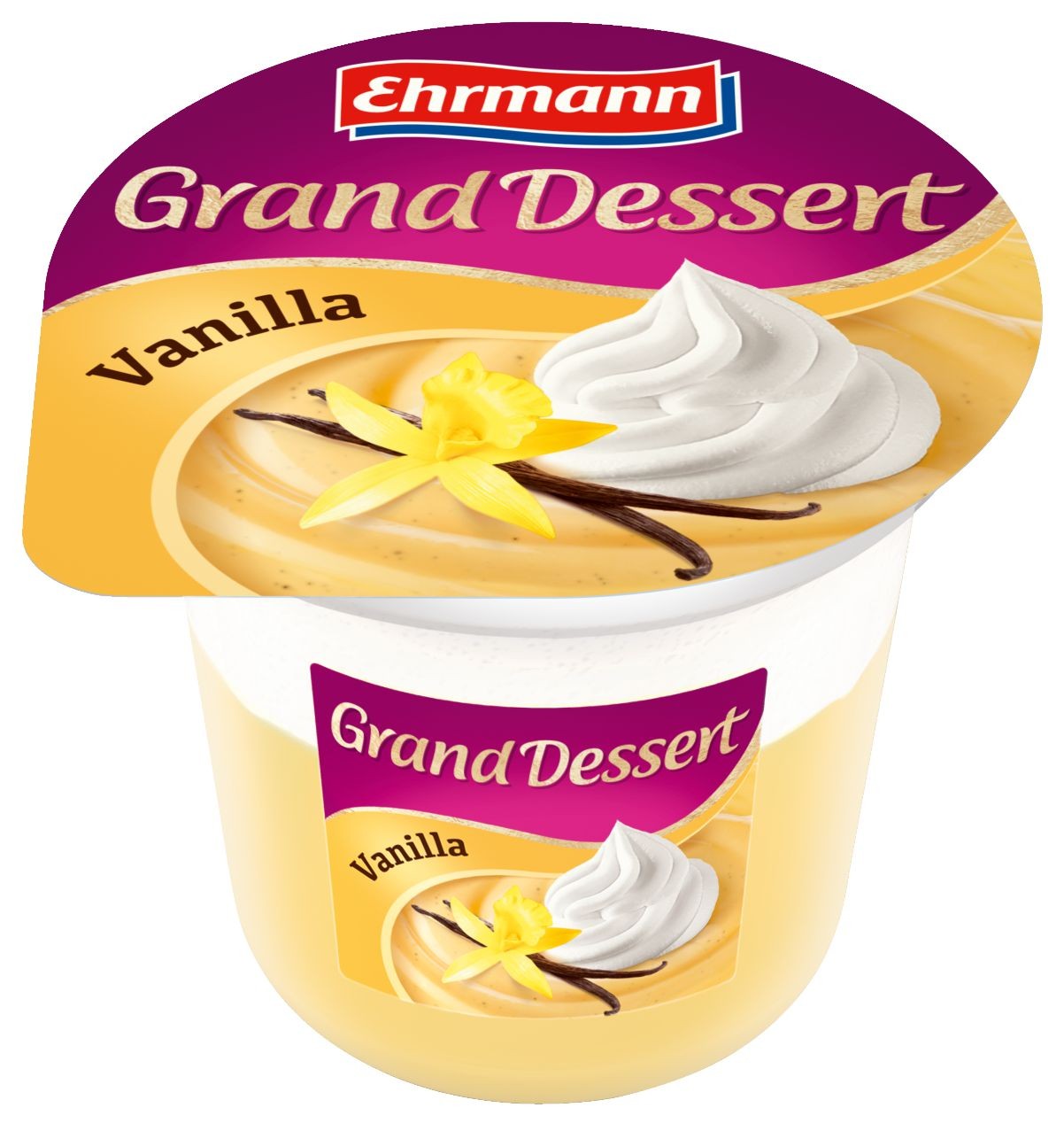 Mléčné a chlazené - Ehrmann Grand Dessert vanilka 190 g
