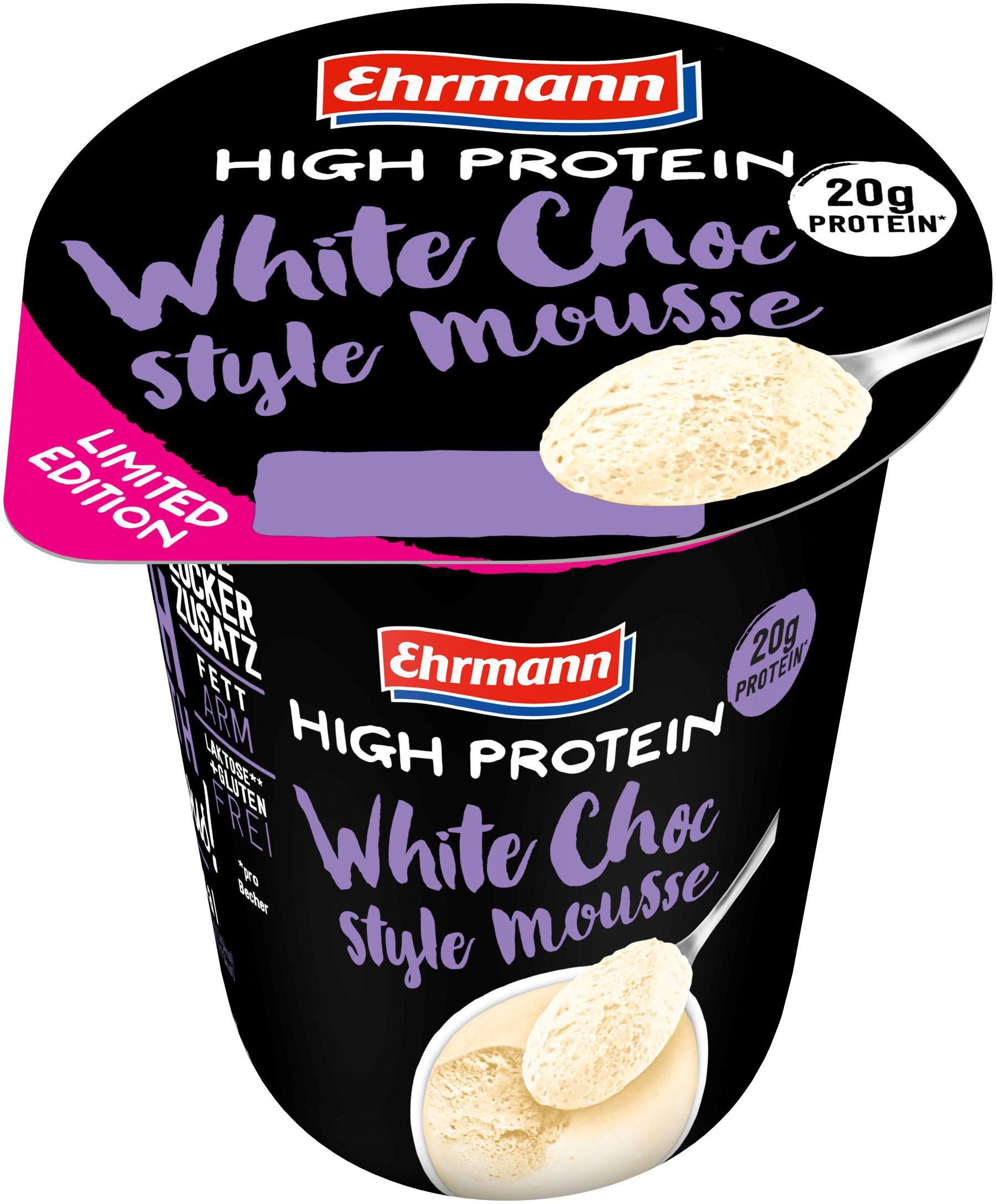 Ehrmann High Protein Mousse White Choc Style 200g | GlobusOnline.cz
