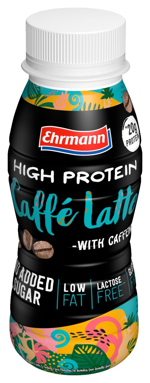 Mléčné a chlazené - Ehrmann High Protein Shot nápoj Caffe Latte 250 ml