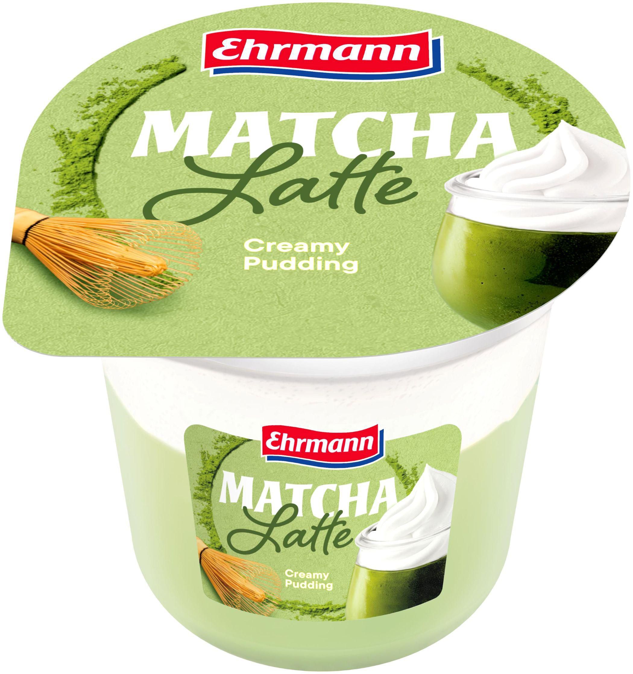 Mléčné a chlazené - Ehrmann Matcha Latte Creamy Pudding 190g